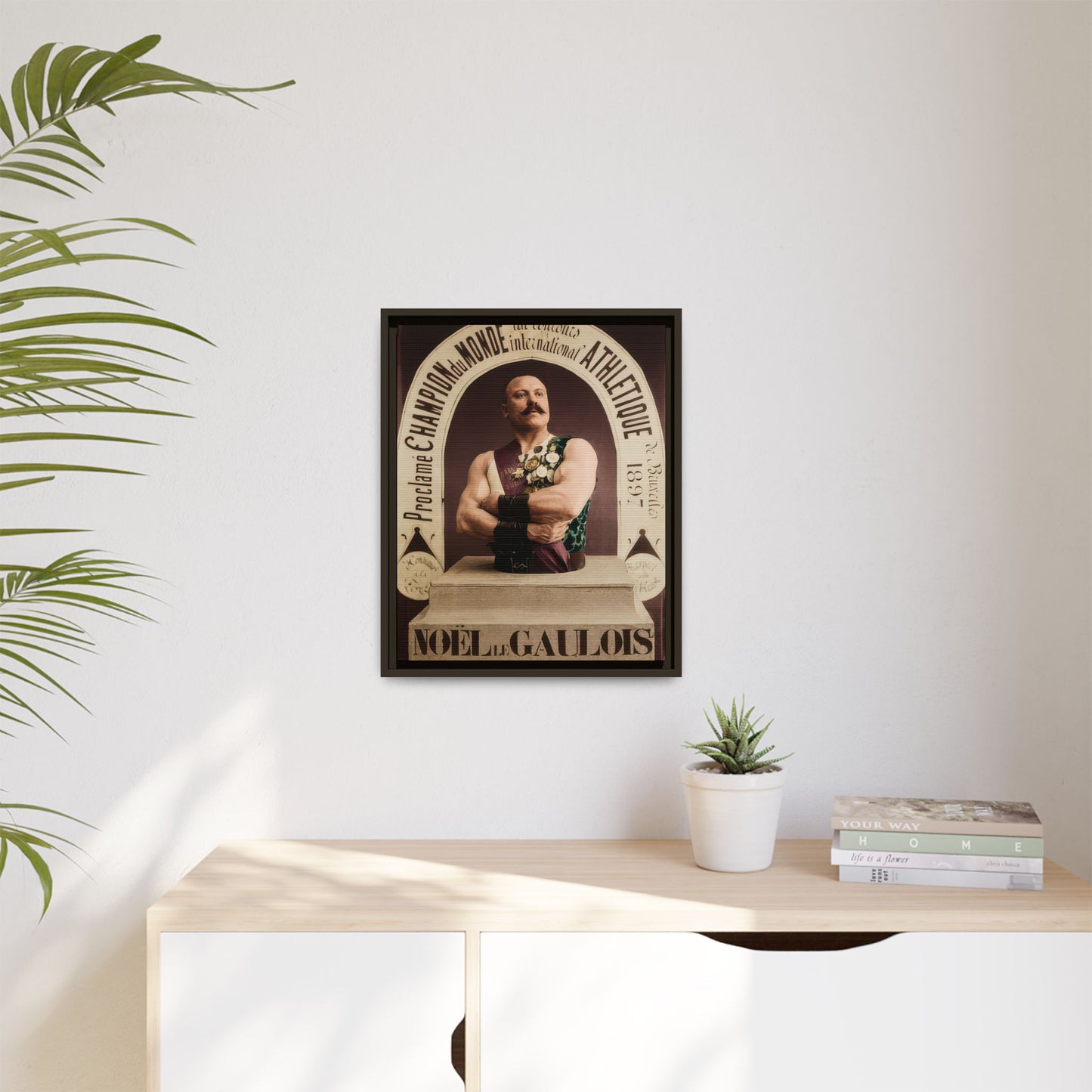 athlétisme 045 | Framed Vintage Photo - Matte Canvas