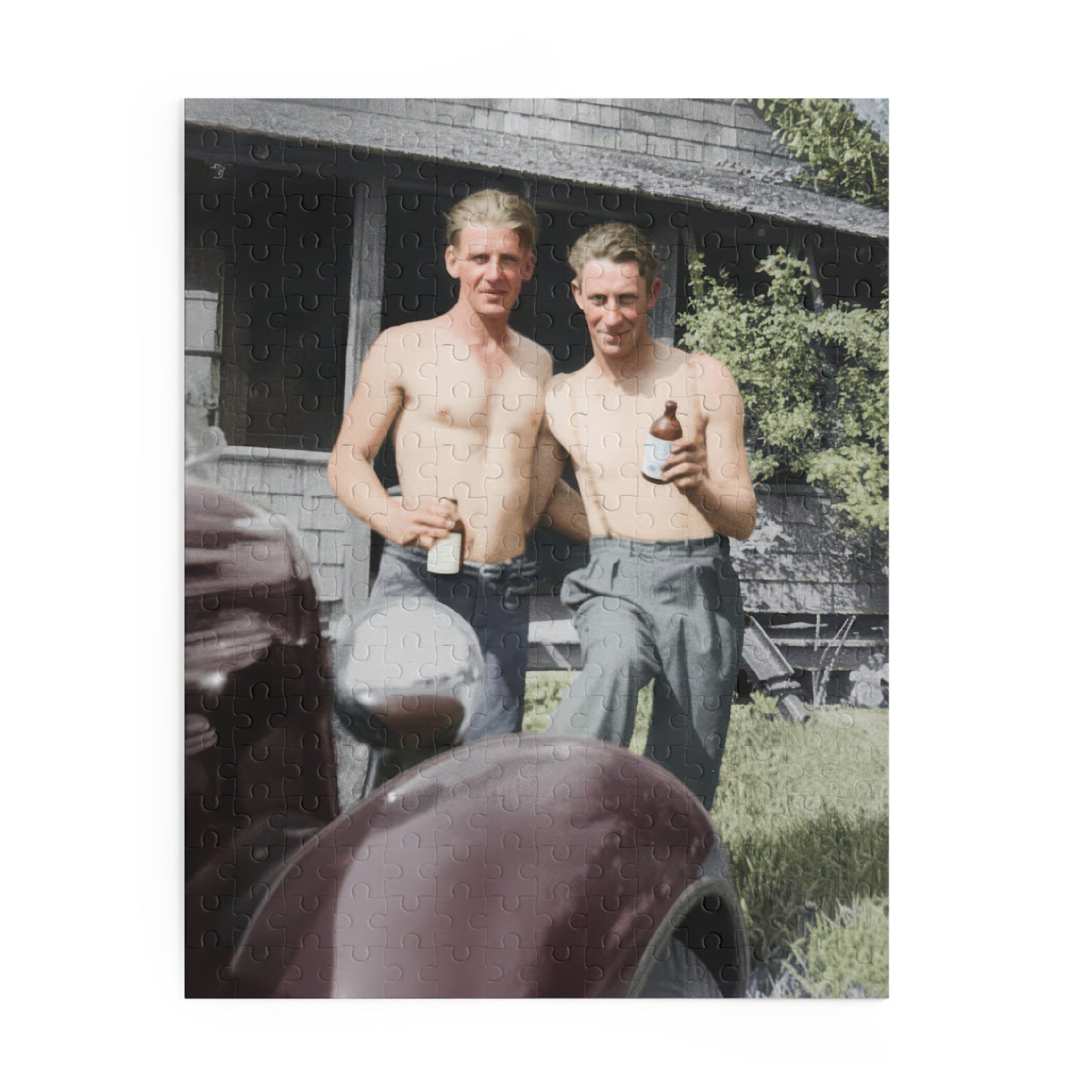 Cabin Summer Companions | Restored Historical Jigsaw Puzzle | paire 109