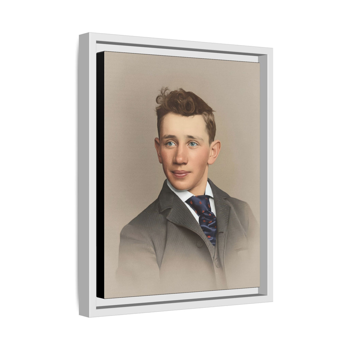 celibataire 038 | Framed Vintage Photo - Matte Canvas