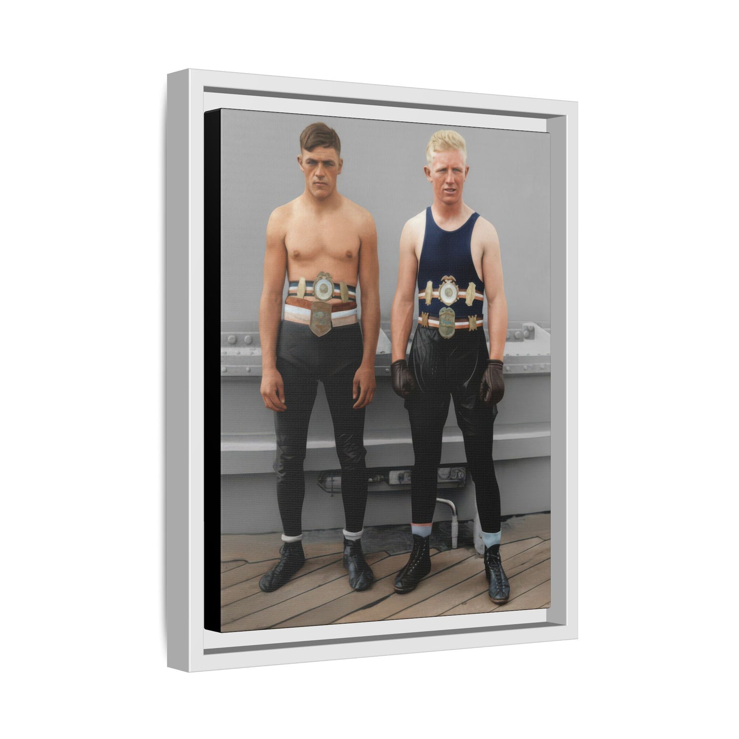 athlétisme 002 | Framed Vintage Photo - Matte Canvas