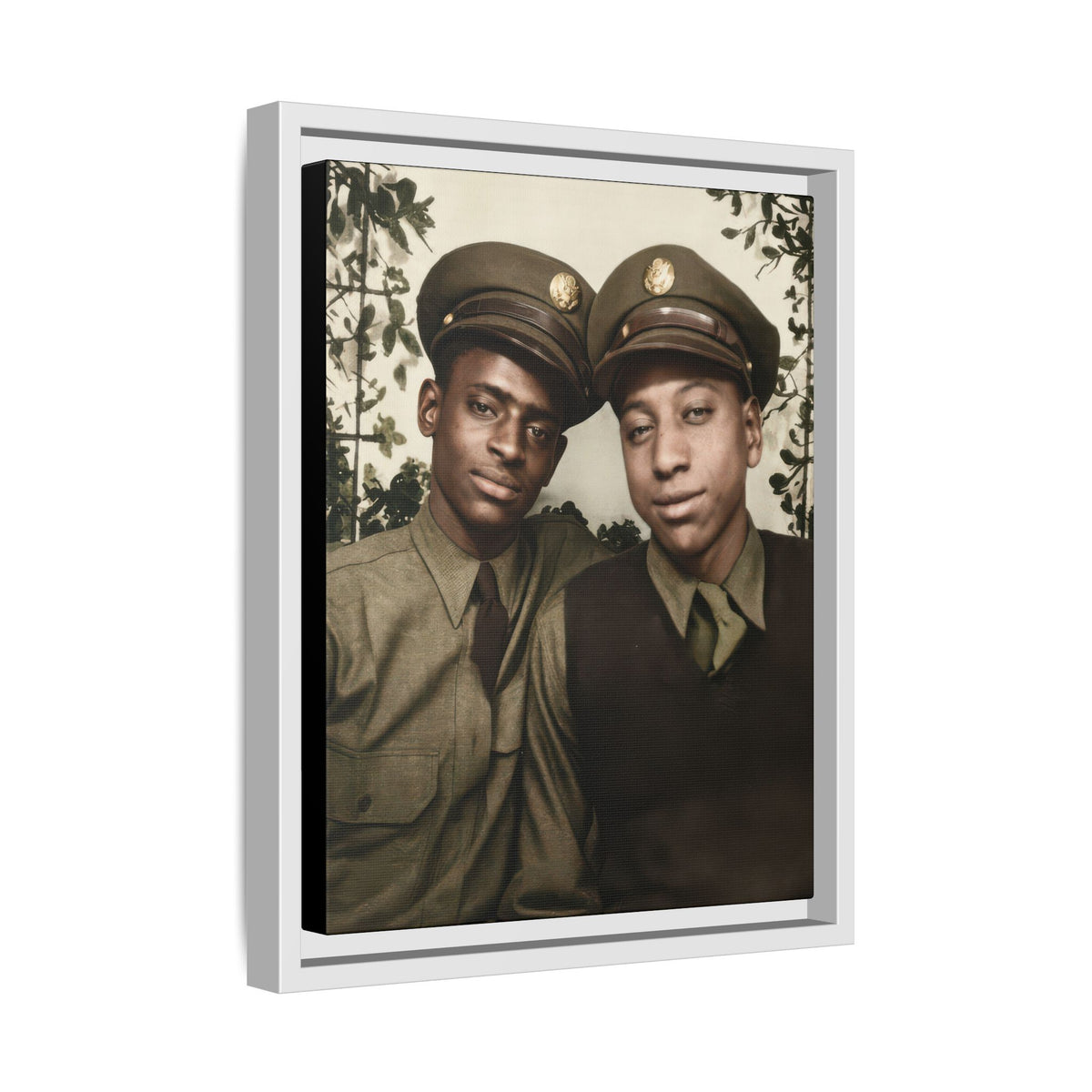 paire 152 | Framed Vintage Photo - Matte Canvas