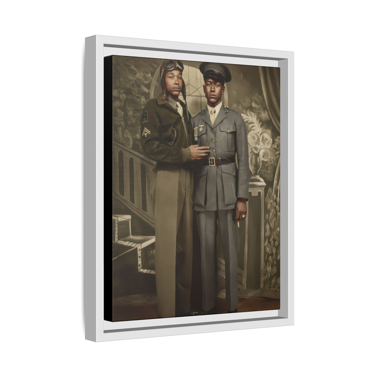 paire 120 | Framed Vintage Photo - Matte Canvas