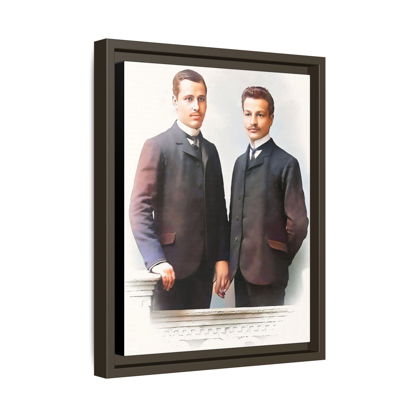 paire 012 | Framed Vintage Photo - Matte Canvas