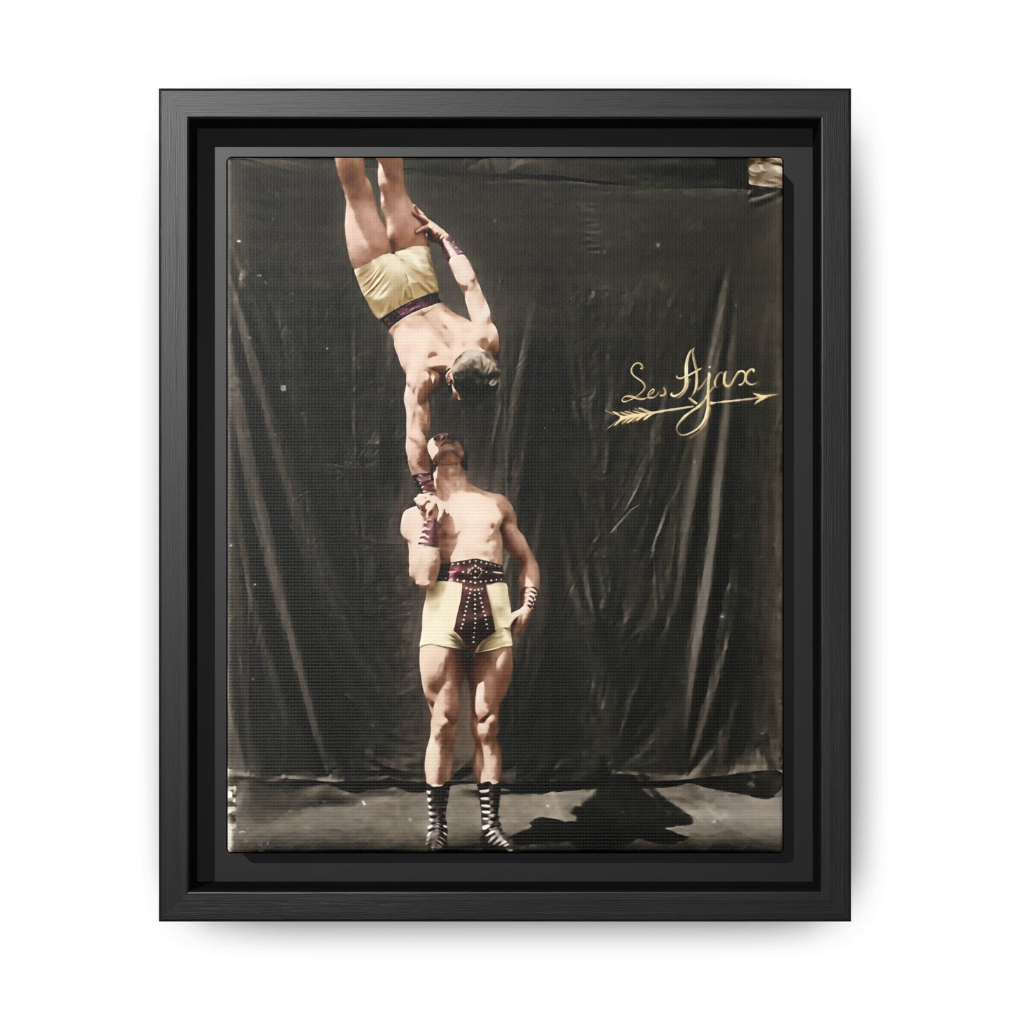 athlétisme 016 | Framed Vintage Photo - Matte Canvas