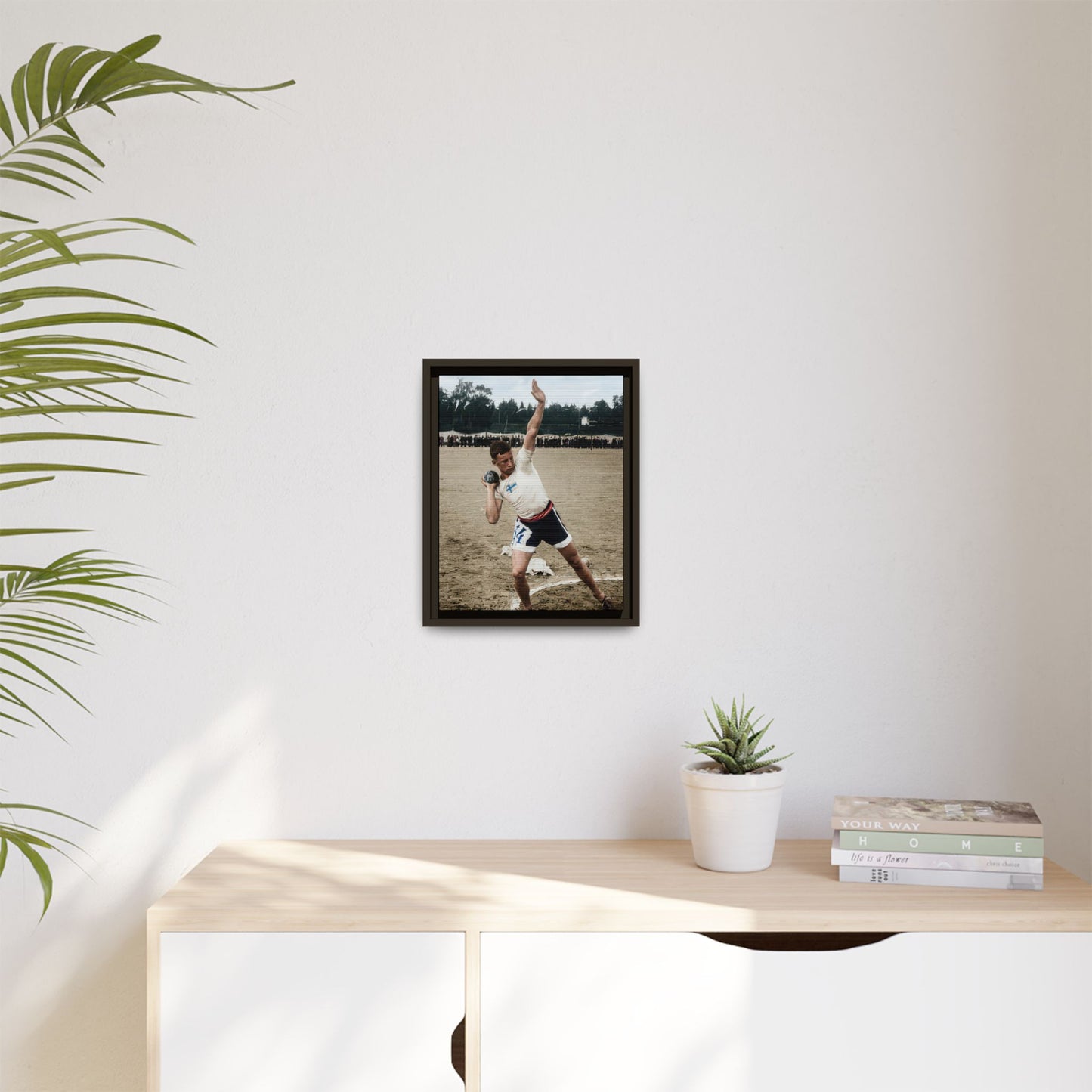 athlétisme 037 | Framed Vintage Photo - Matte Canvas