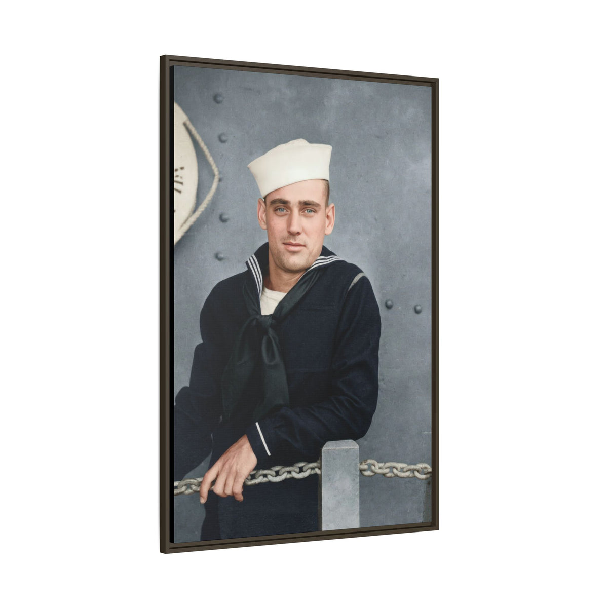 celibataire 023 | Framed Vintage Photo - Matte Canvas