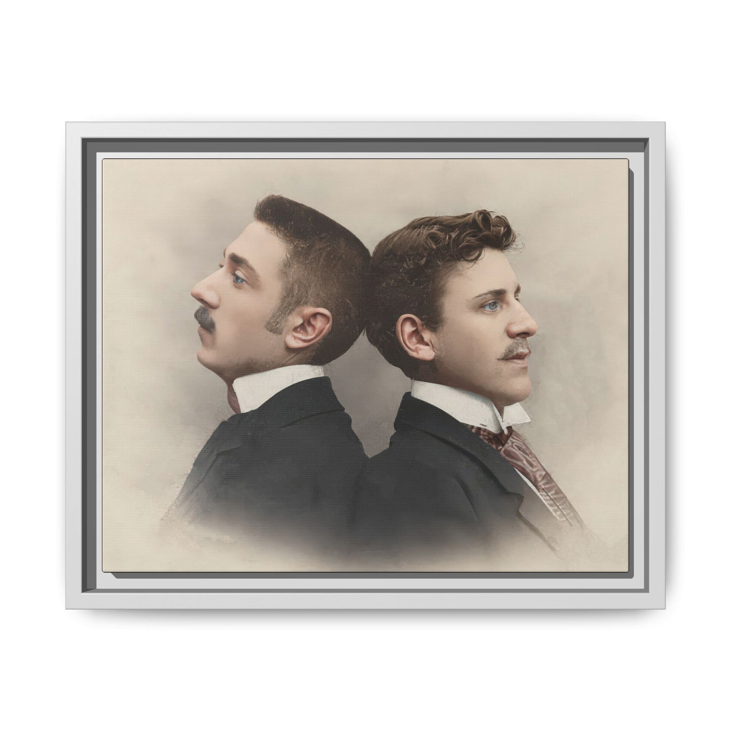 paire 030 | Framed Vintage Photo - Matte Canvas