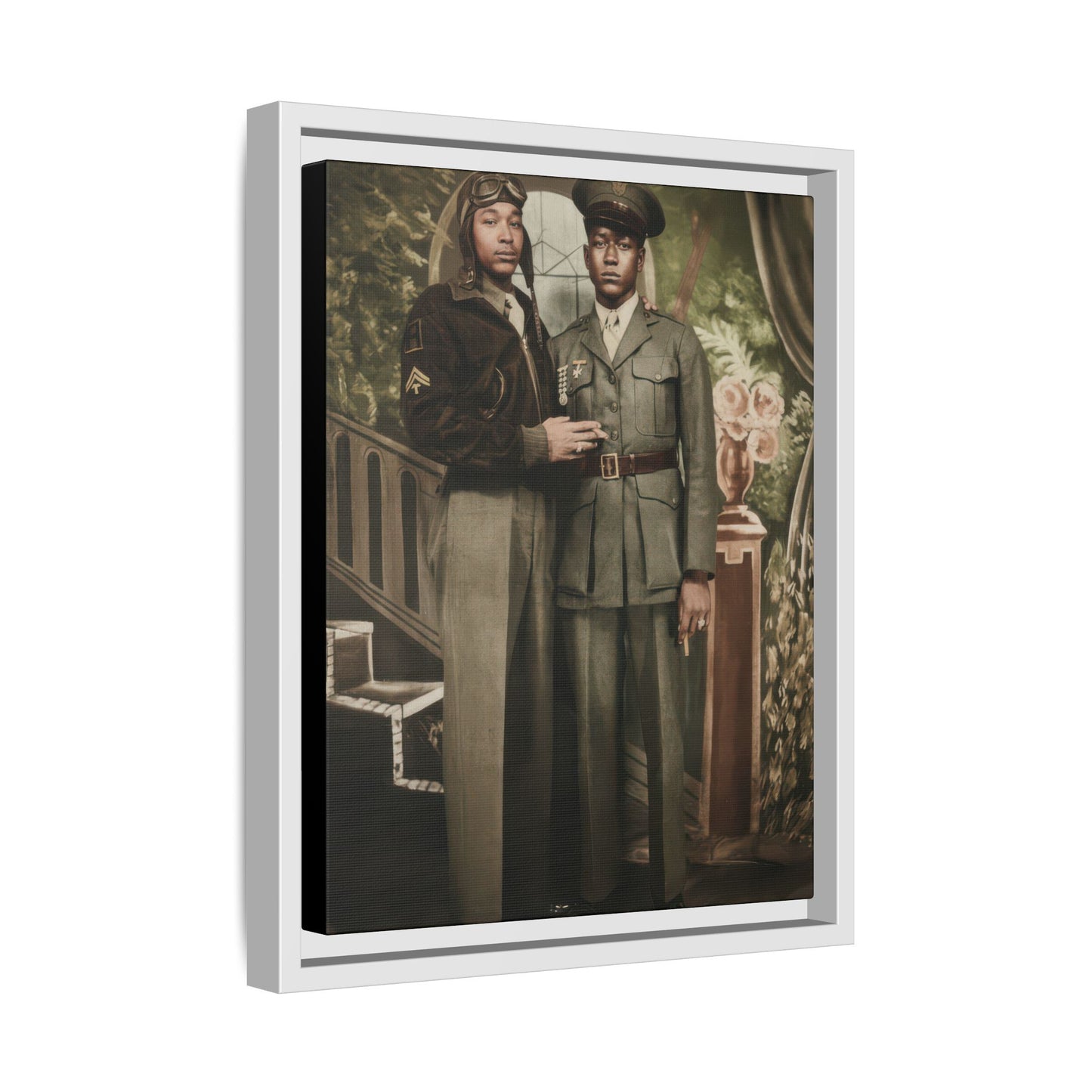 paire 120 | Framed Vintage Photo - Matte Canvas