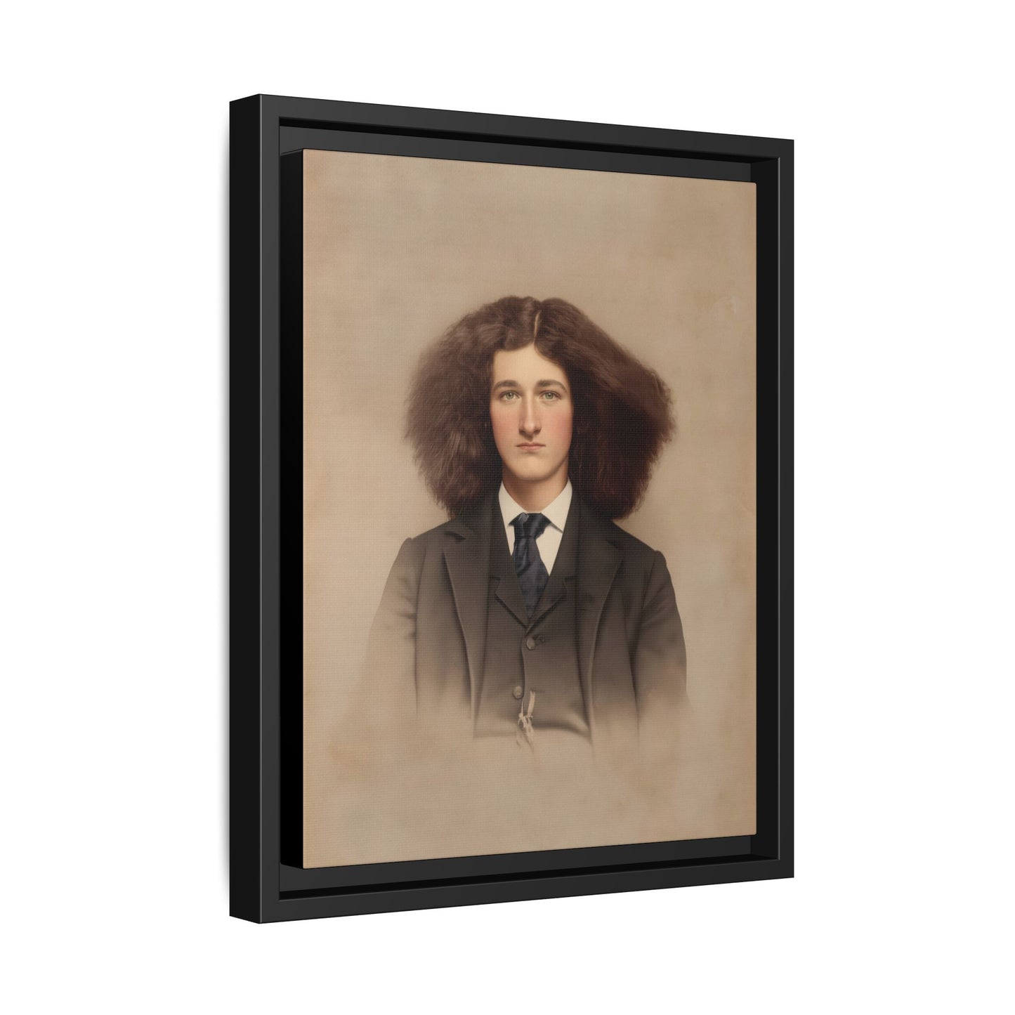 celibataire 033 | Framed Vintage Photo - Matte Canvas