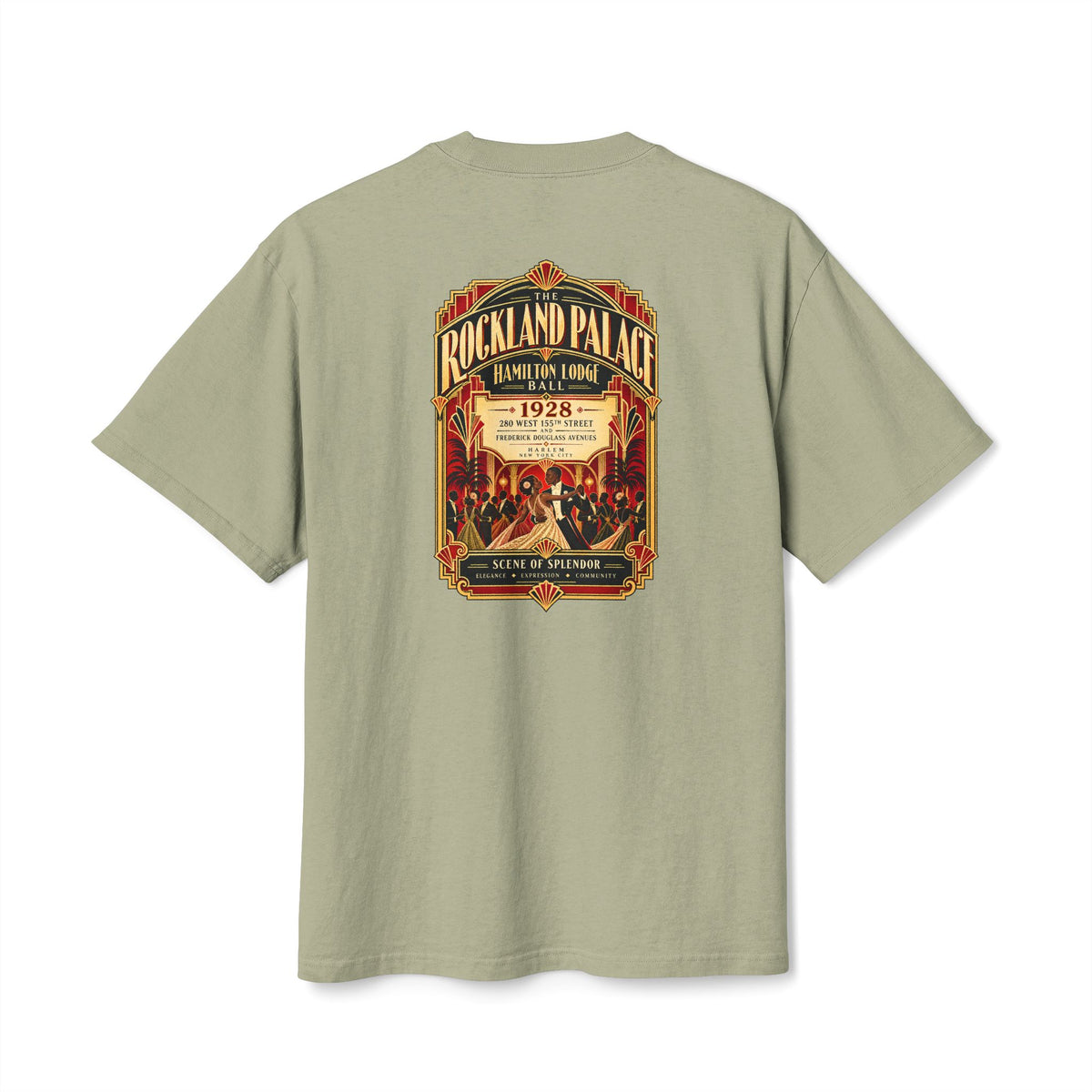 Rockland Palace Hamilton Lodge Ball 1928 | Harlem LGBTQ History Heritage T-Shirt