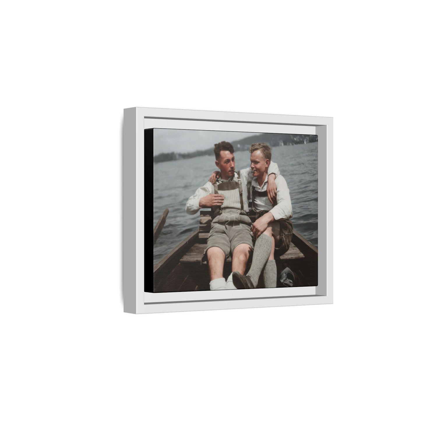 paire 116 | Framed Vintage Photo - Matte Canvas