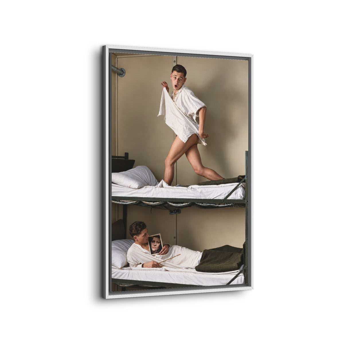 paire 168 | Framed Vintage Photo - Matte Canvas