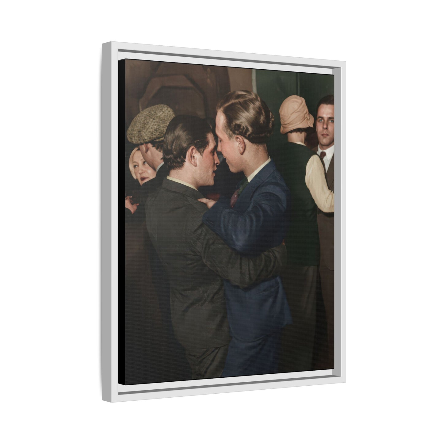 paire 141 | Framed Vintage Photo - Matte Canvas