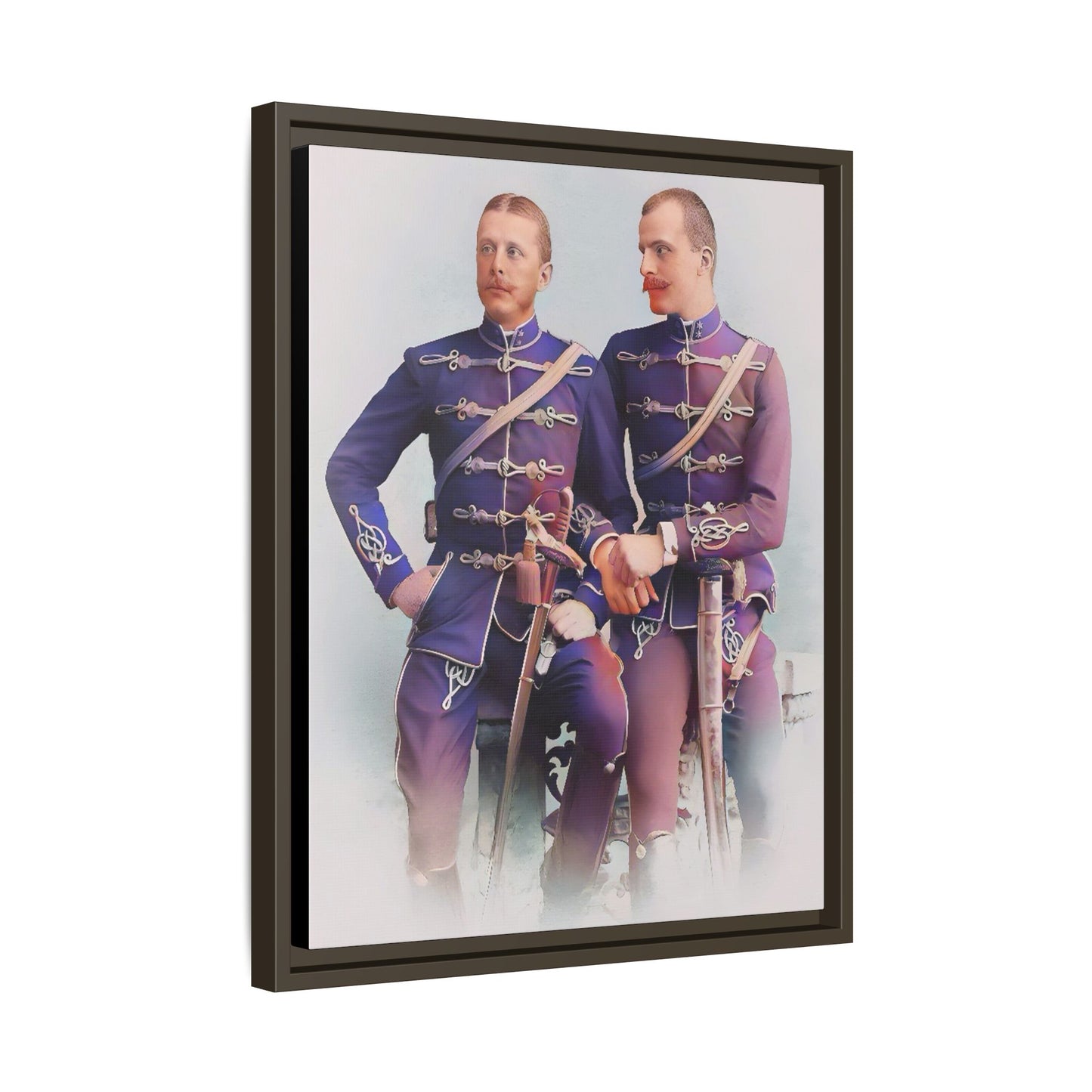 paire 110 | Framed Vintage Photo - Matte Canvas