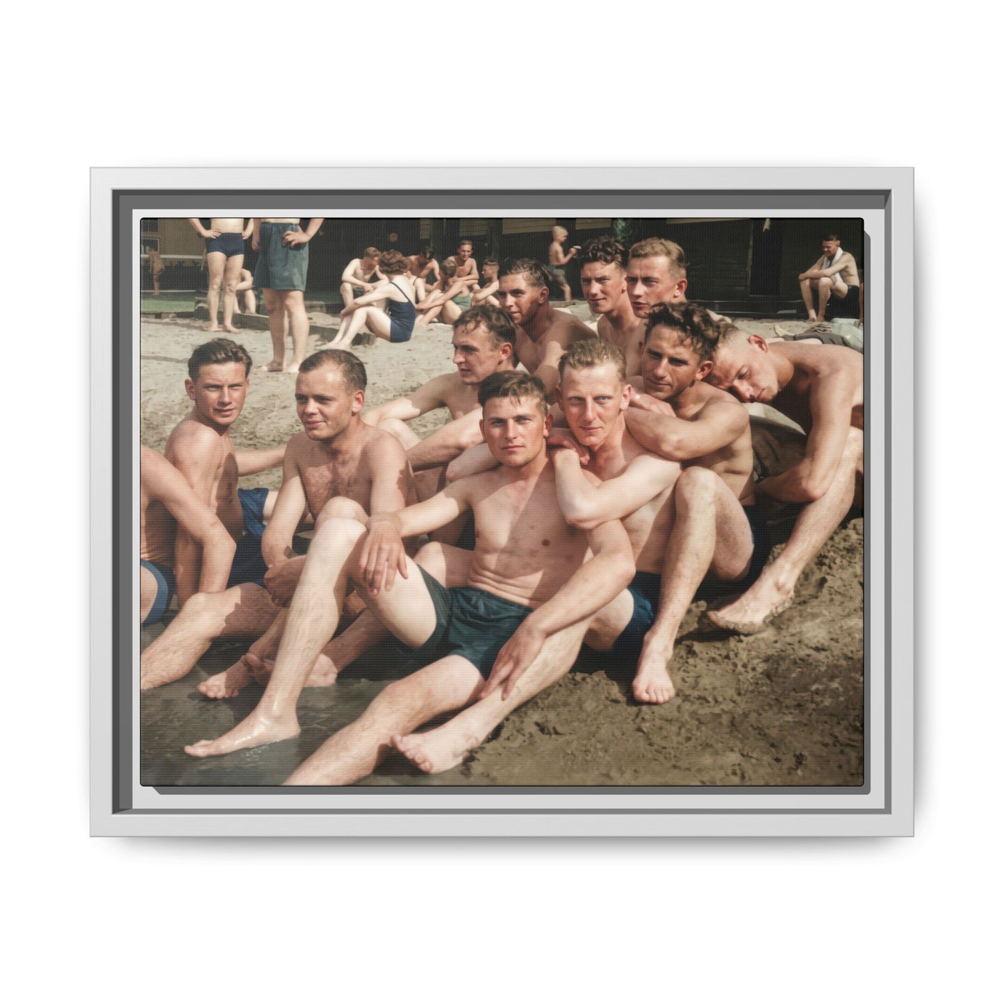 nager 012 | Framed Vintage Photo - Matte Canvas