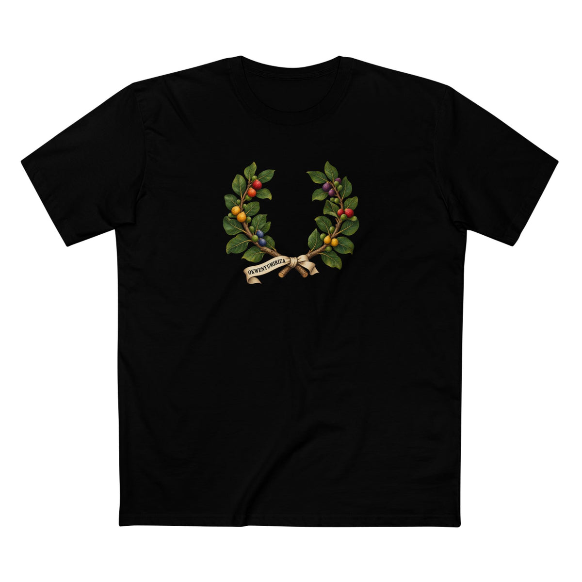 Ugandan Mutuba Fig Pride T-Shirt | Luganda Laurel Wreath Tee