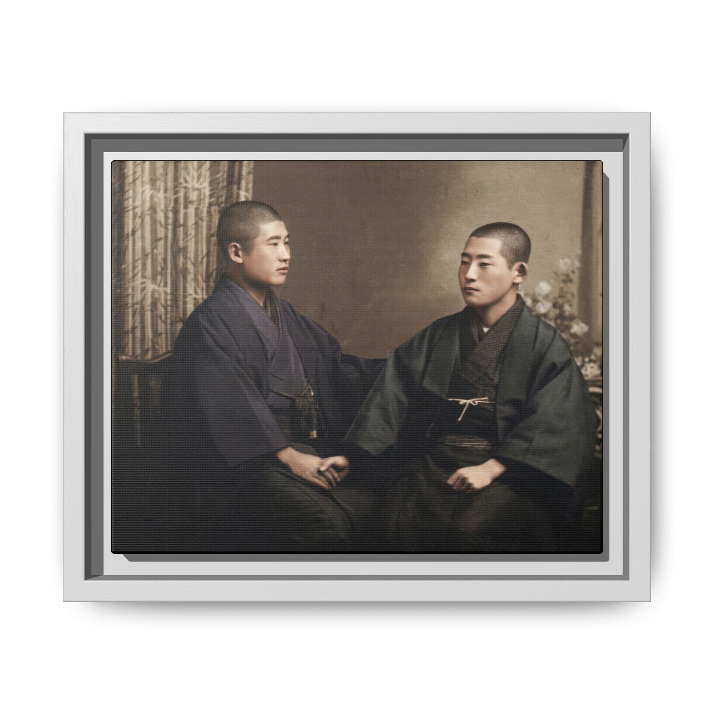 paire 011 | Framed Vintage Photo - Matte Canvas