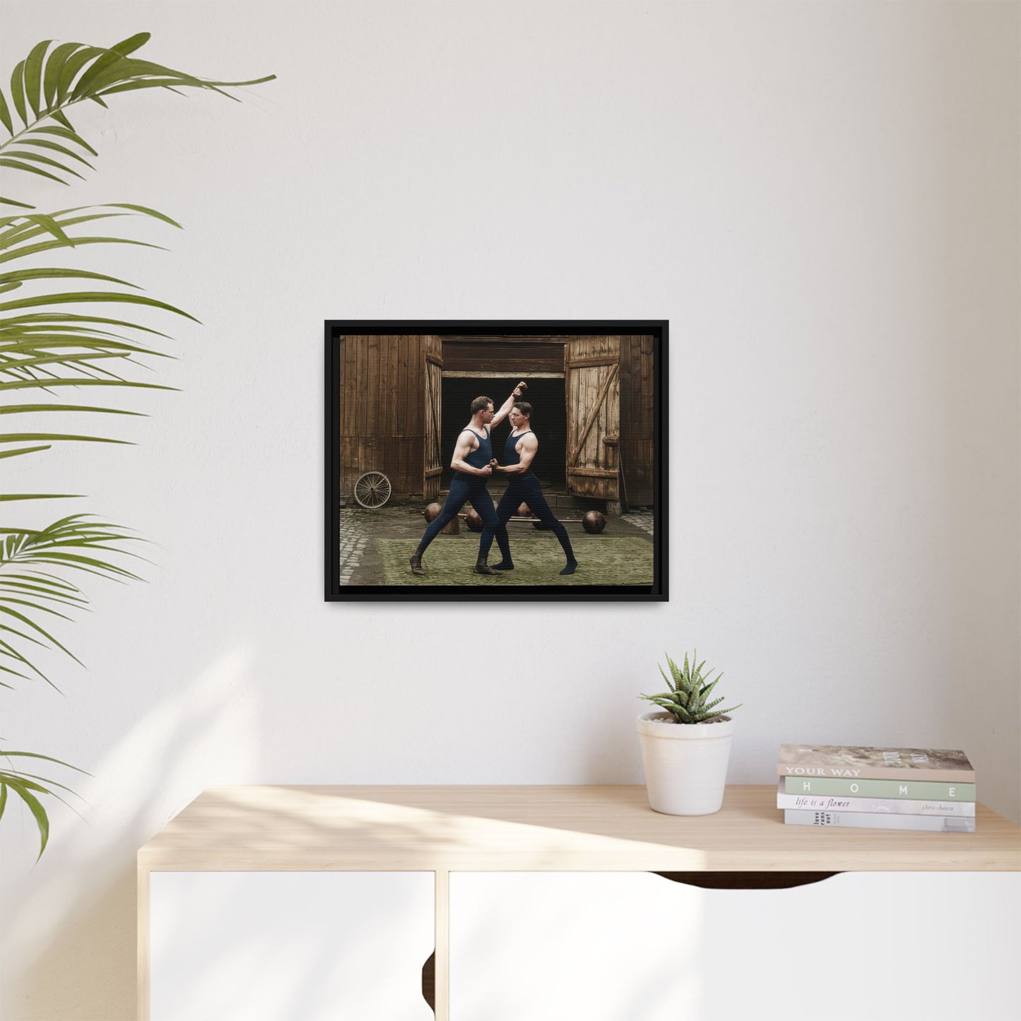 athlétisme 036 | Framed Vintage Photo - Matte Canvas