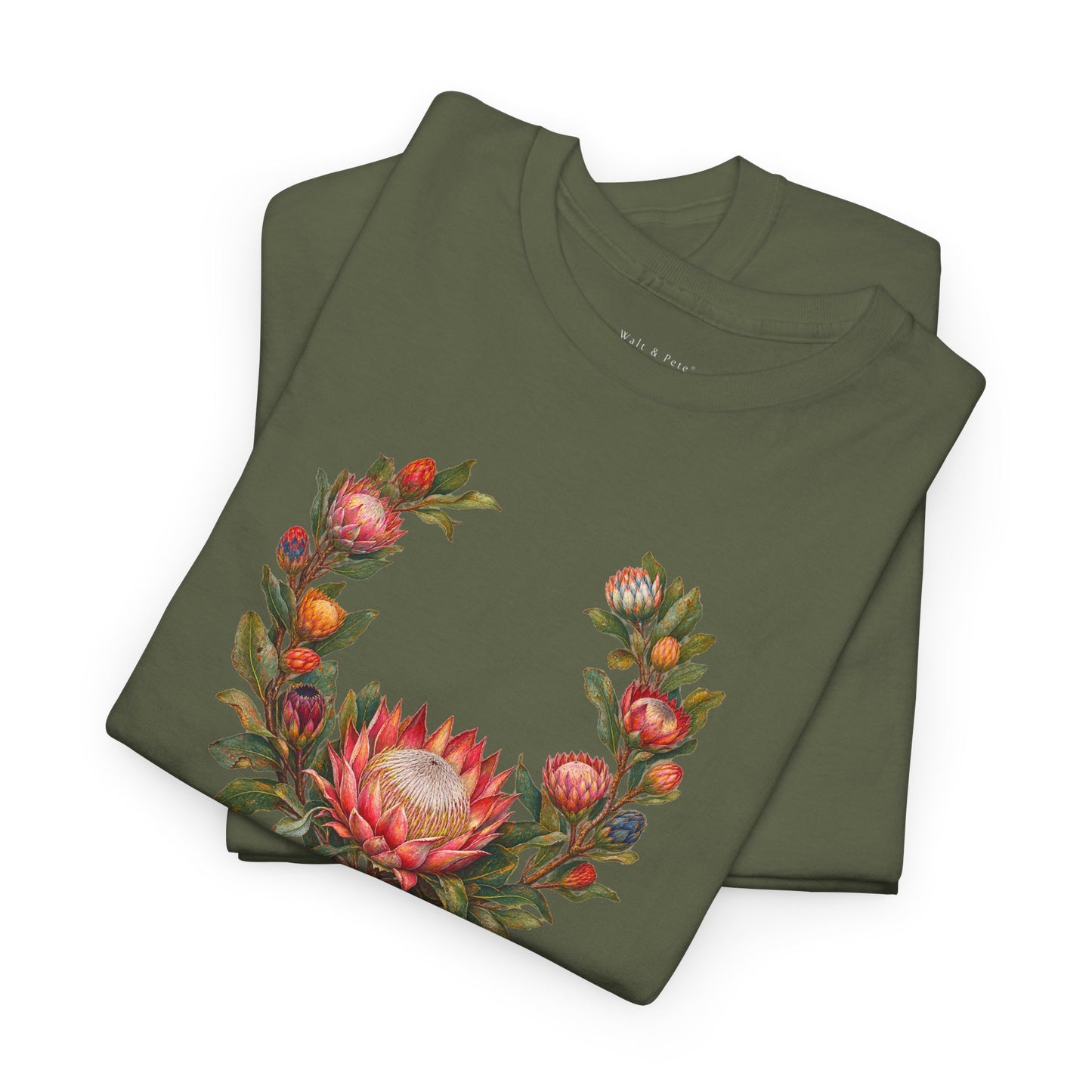 Ukuziqhenya King Protea Pride T-Shirt | South African Botanical LGBTQ+ Tee