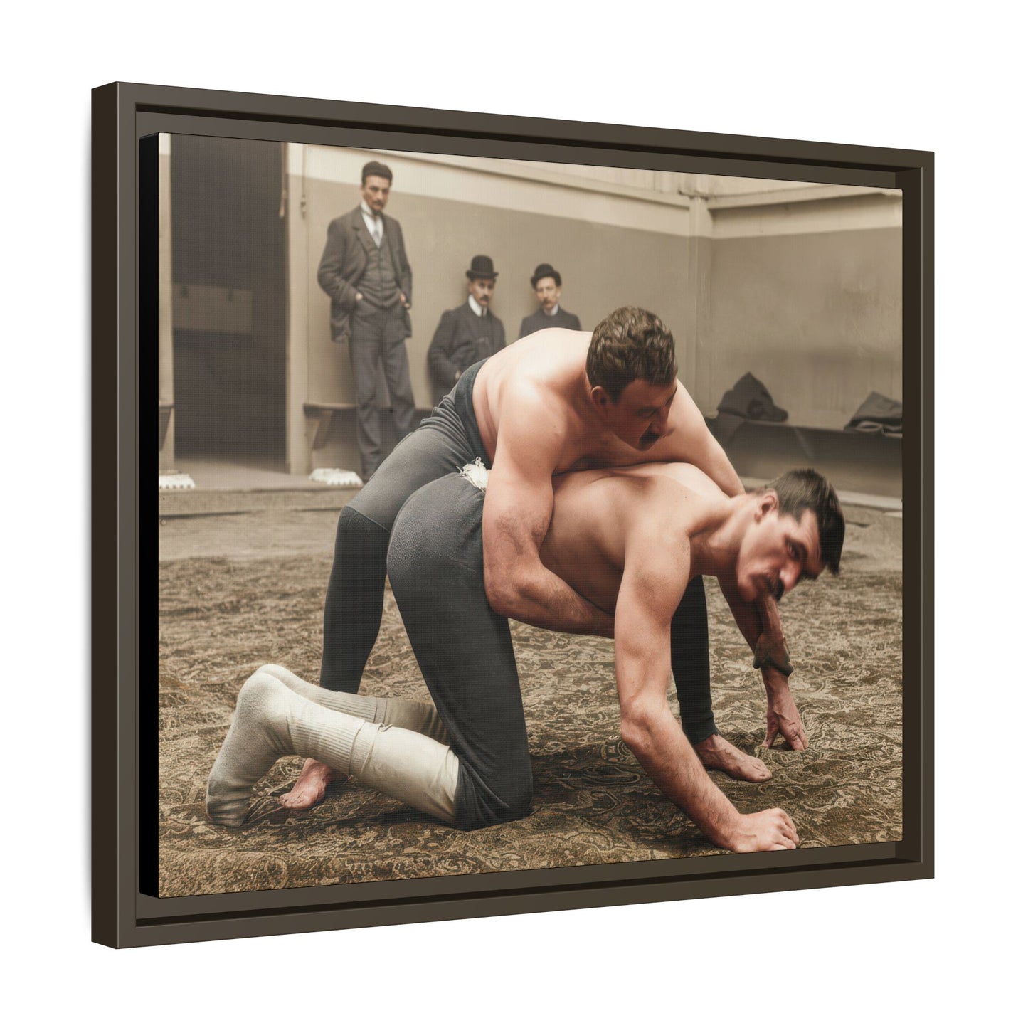 athlétisme 007 | Framed Vintage Photo - Matte Canvas