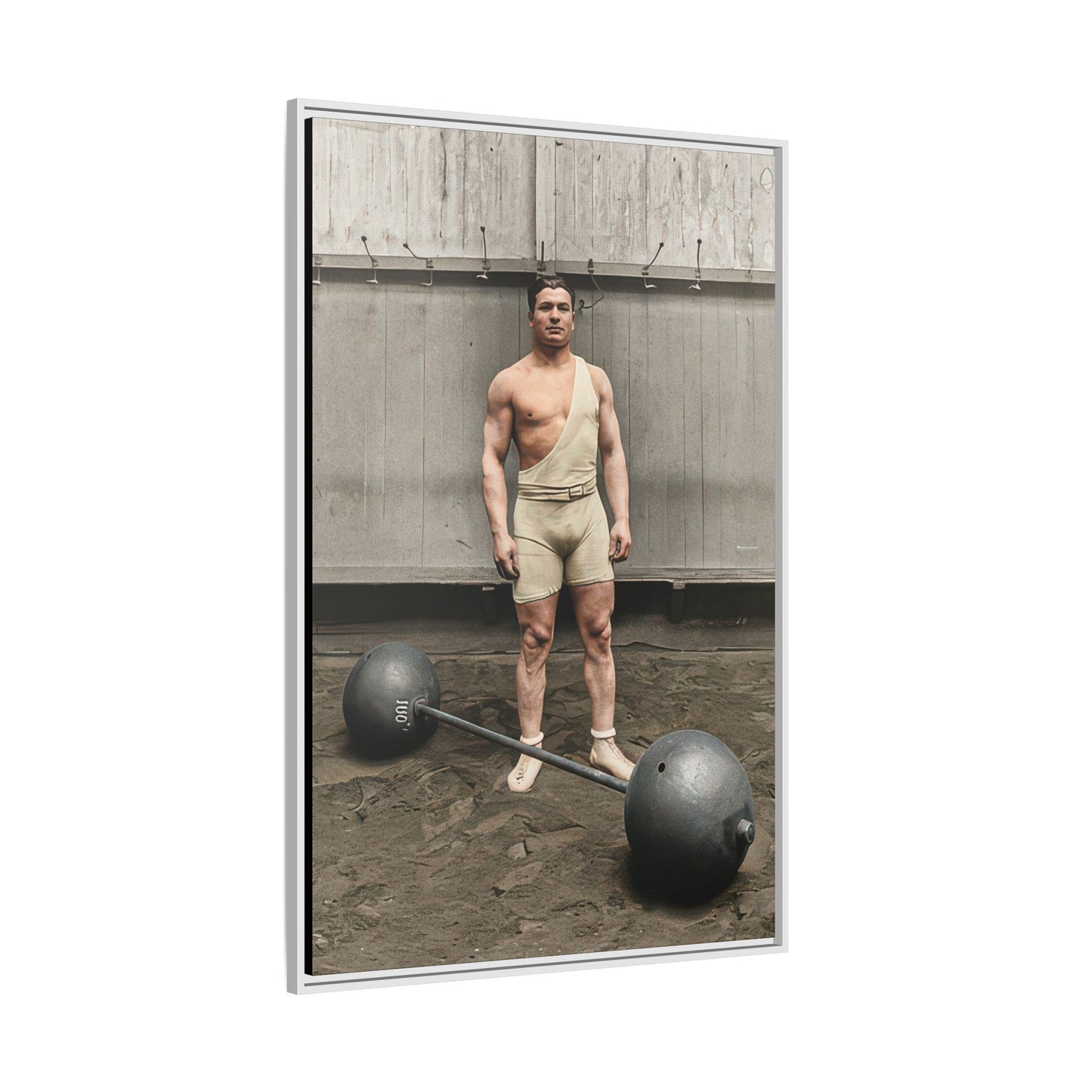 athlétisme 050 | Framed Vintage Photo - Matte Canvas