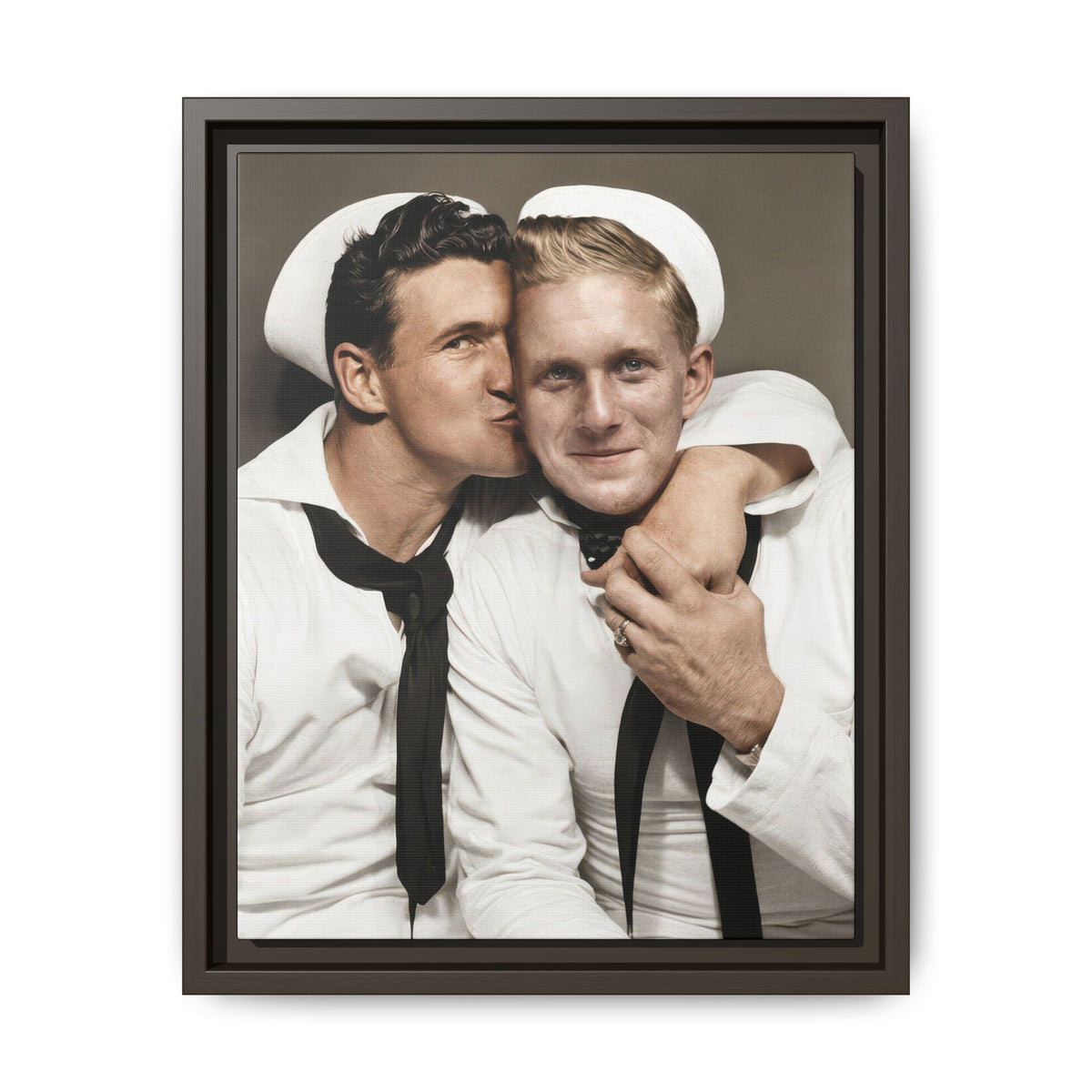 paire 156 | Framed Vintage Photo - Matte Canvas