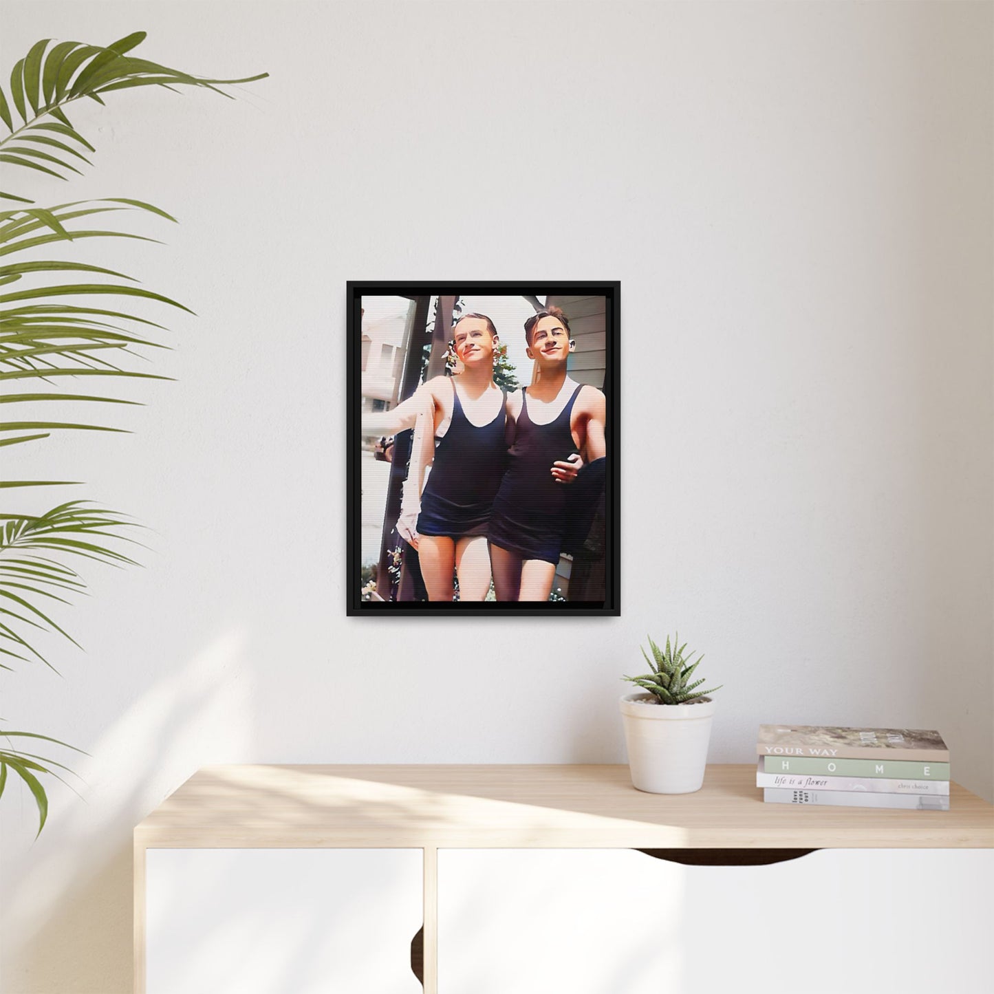 nager 024 | Framed Vintage Photo - Matte Canvas