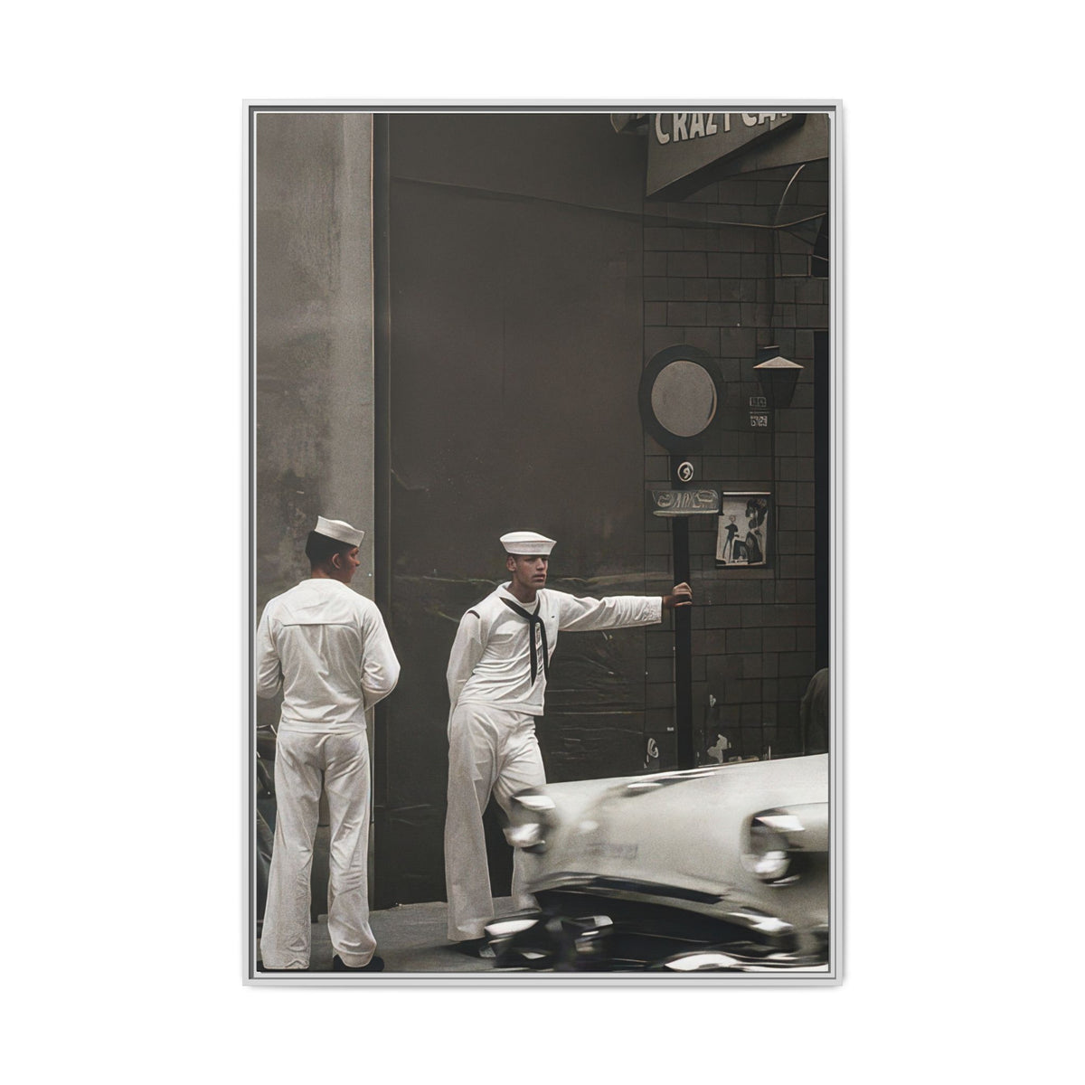 paire 151 | Framed Vintage Photo - Matte Canvas