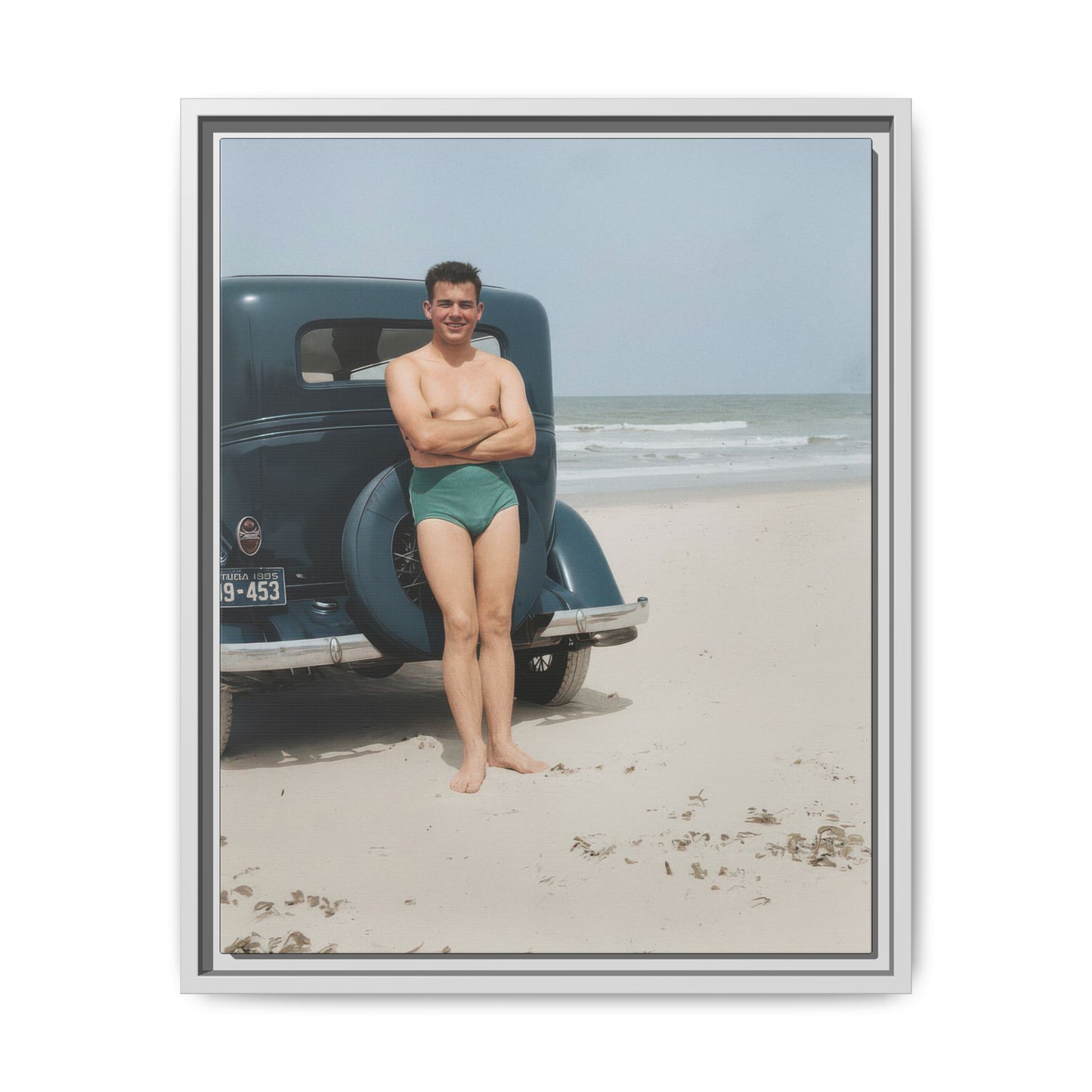 nager 046 | Framed Vintage Photo - Matte Canvas