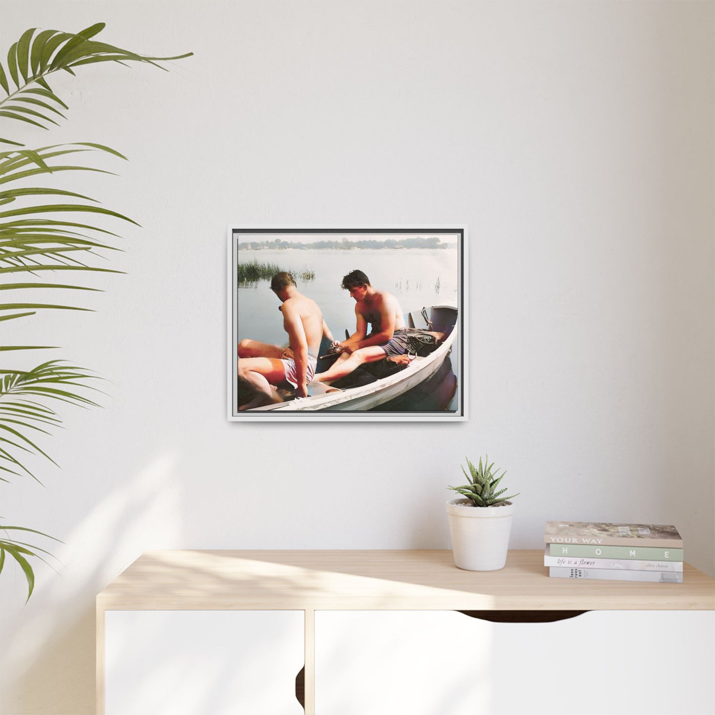 paire 035 | Framed Vintage Photo - Matte Canvas