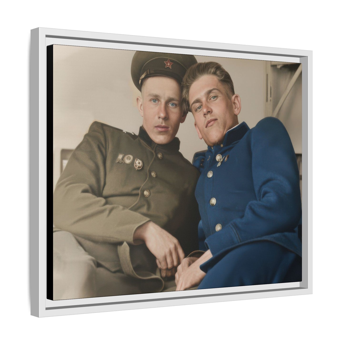 paire 007 | Framed Vintage Photo - Matte Canvas