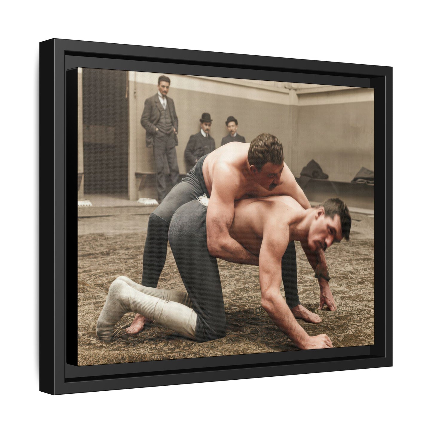 athlétisme 007 | Framed Vintage Photo - Matte Canvas