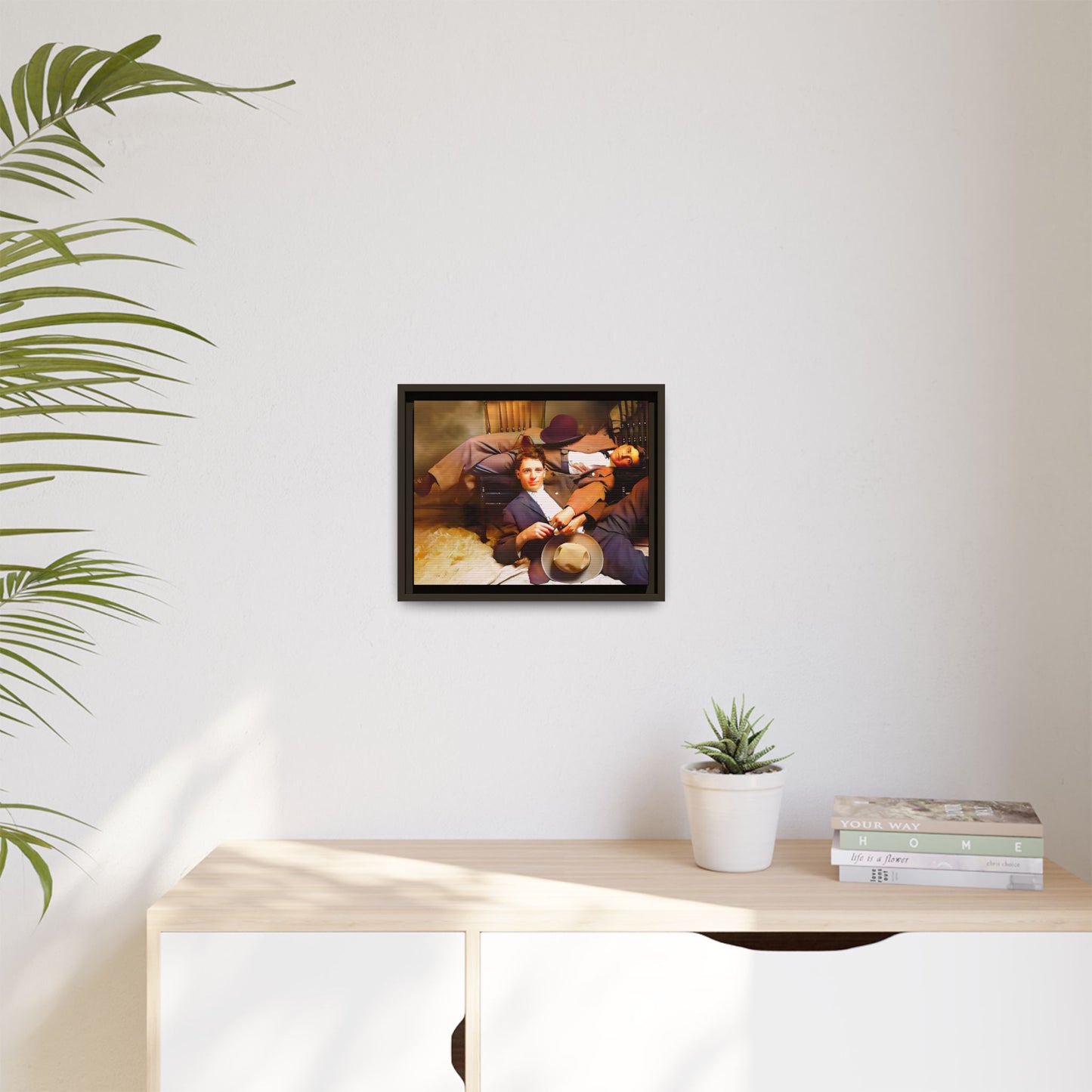 paire 020 | Framed Vintage Photo - Matte Canvas