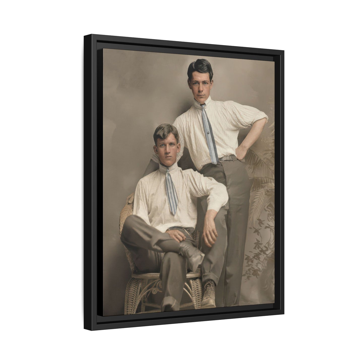 paire 101 | Framed Vintage Photo - Matte Canvas