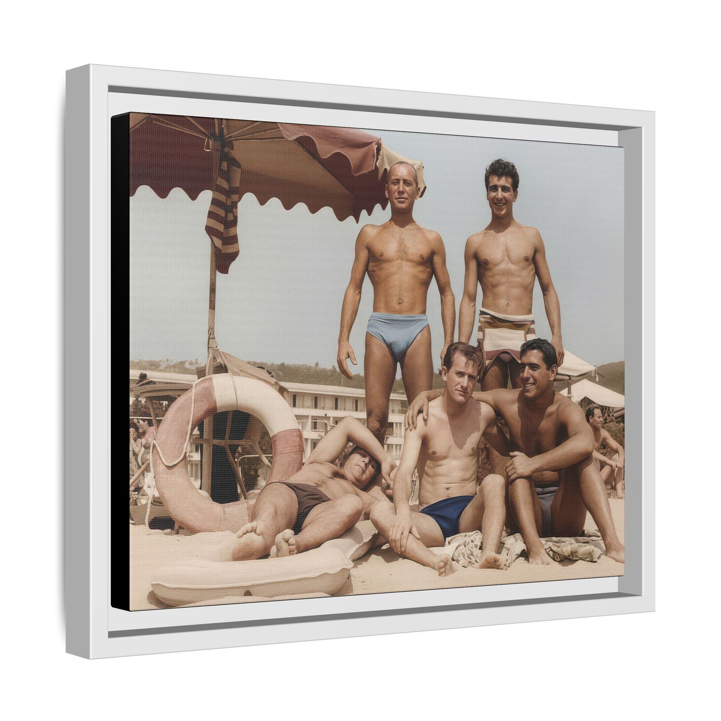 nager 033 | Framed Vintage Photo - Matte Canvas