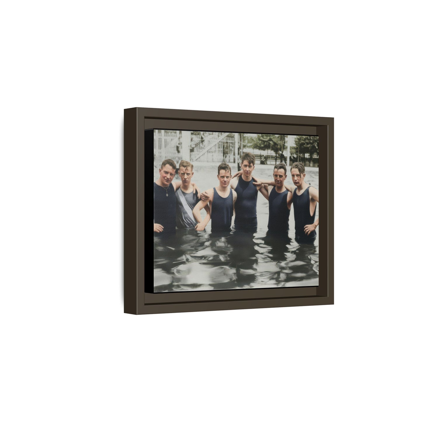 nager 042 | Framed Vintage Photo - Matte Canvas
