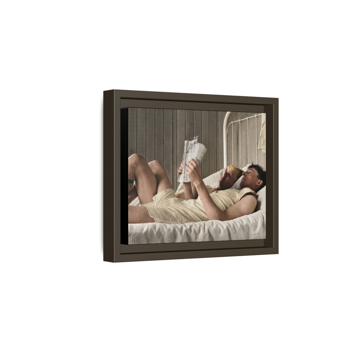 paire 160 | Framed Vintage Photo - Matte Canvas