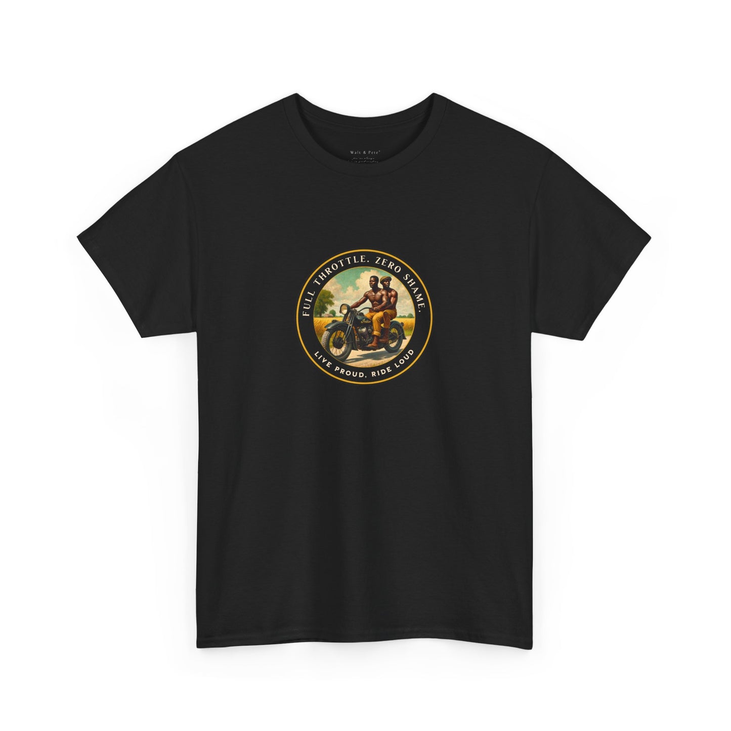 Long Ride Motorcycle Pride T-Shirt | Vintage Rider Graphic Tee | LGBTQ Biker Shirt
