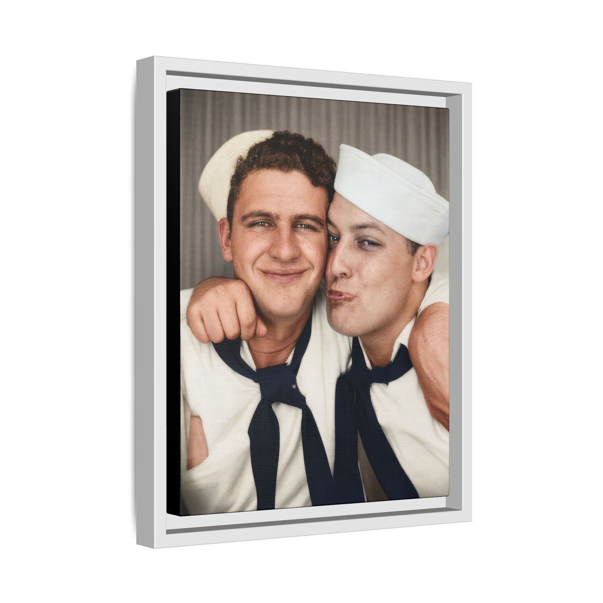 paire 159 | Framed Vintage Photo - Matte Canvas