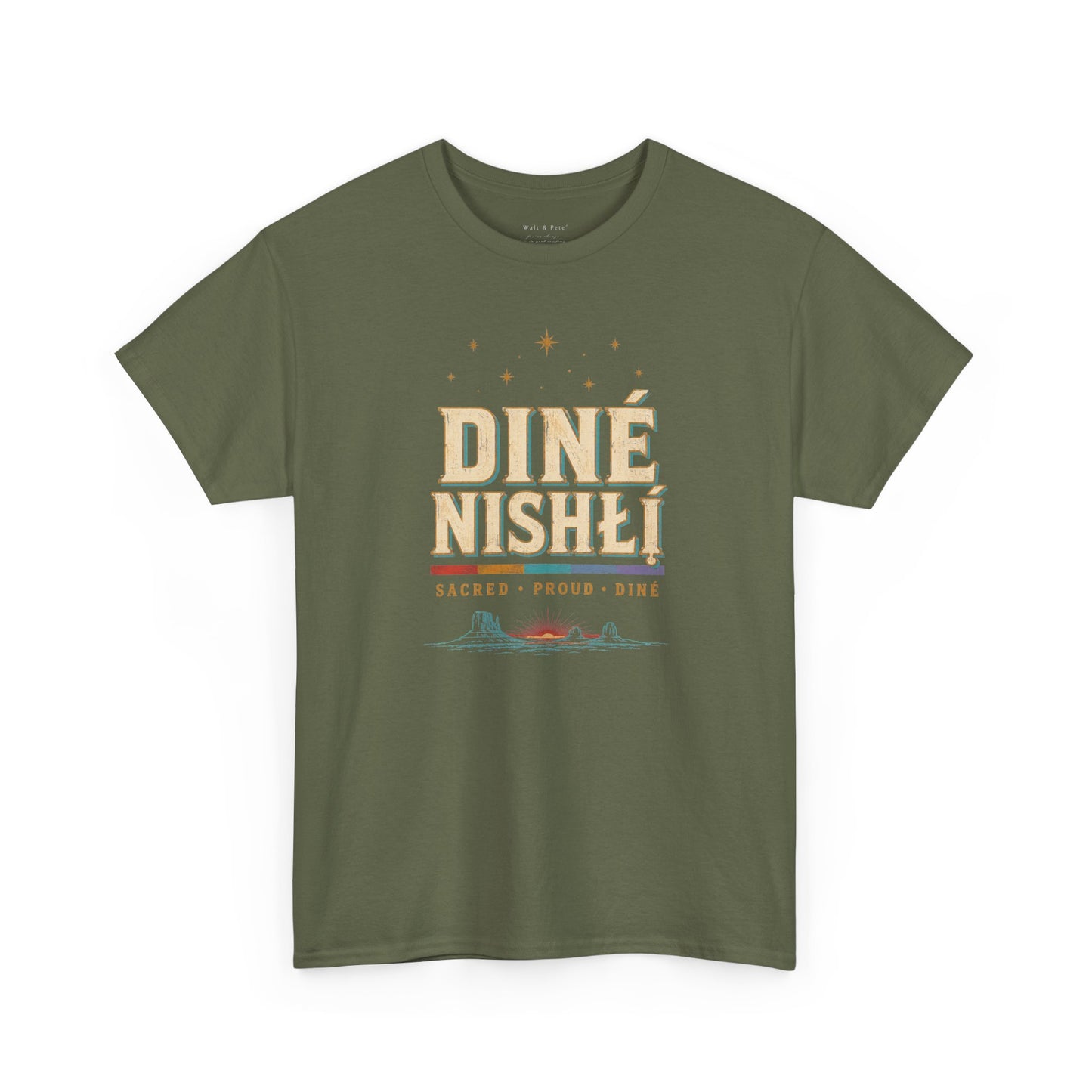 Diné Nizhóní: Sacred, Proud, Diné | LGBTQ+ & Two-Spirit Pride T-Shirt