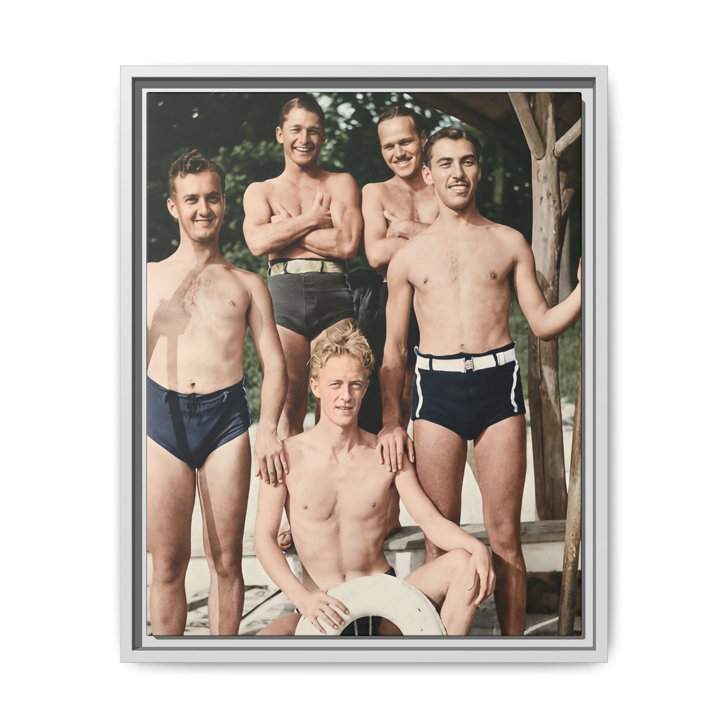 nager 041 | Framed Vintage Photo - Matte Canvas