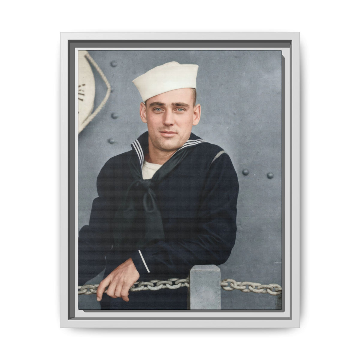 celibataire 023 | Framed Vintage Photo - Matte Canvas