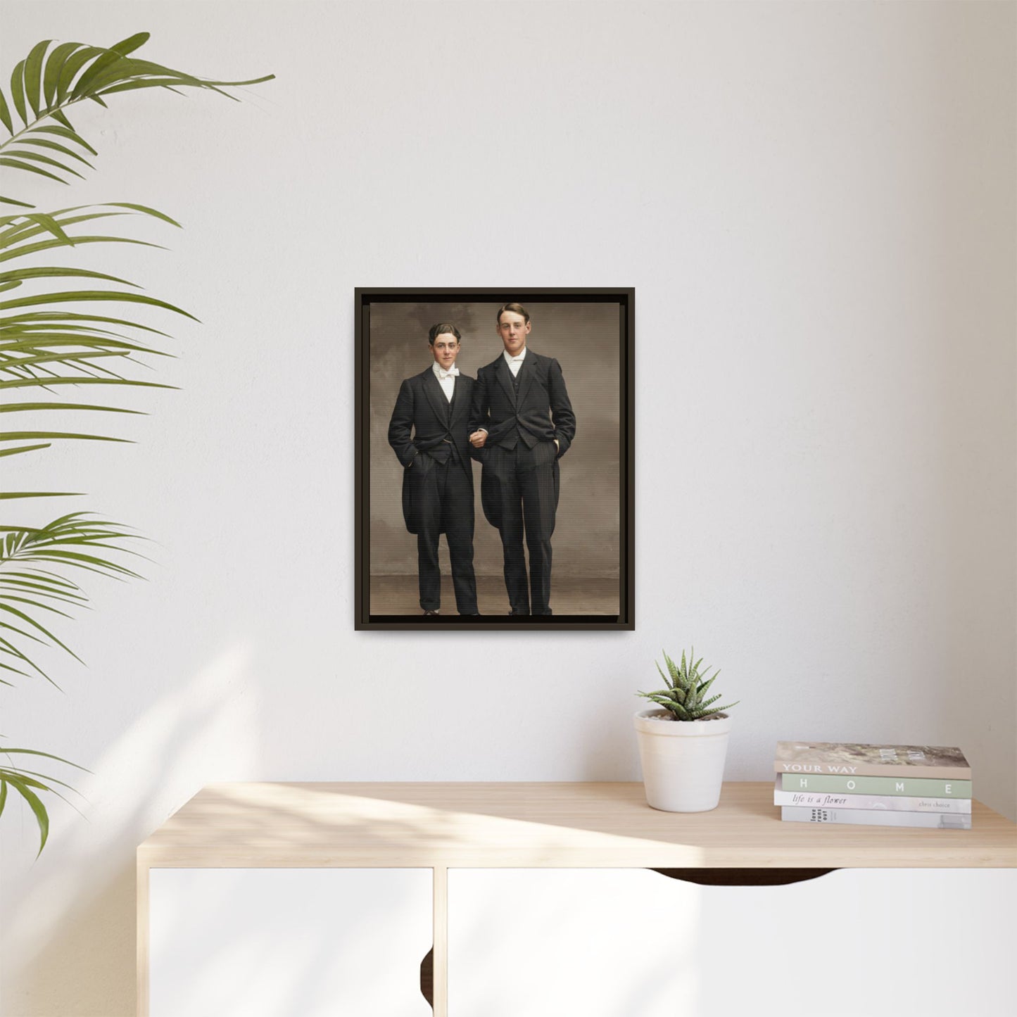paire 131 | Framed Vintage Photo - Matte Canvas