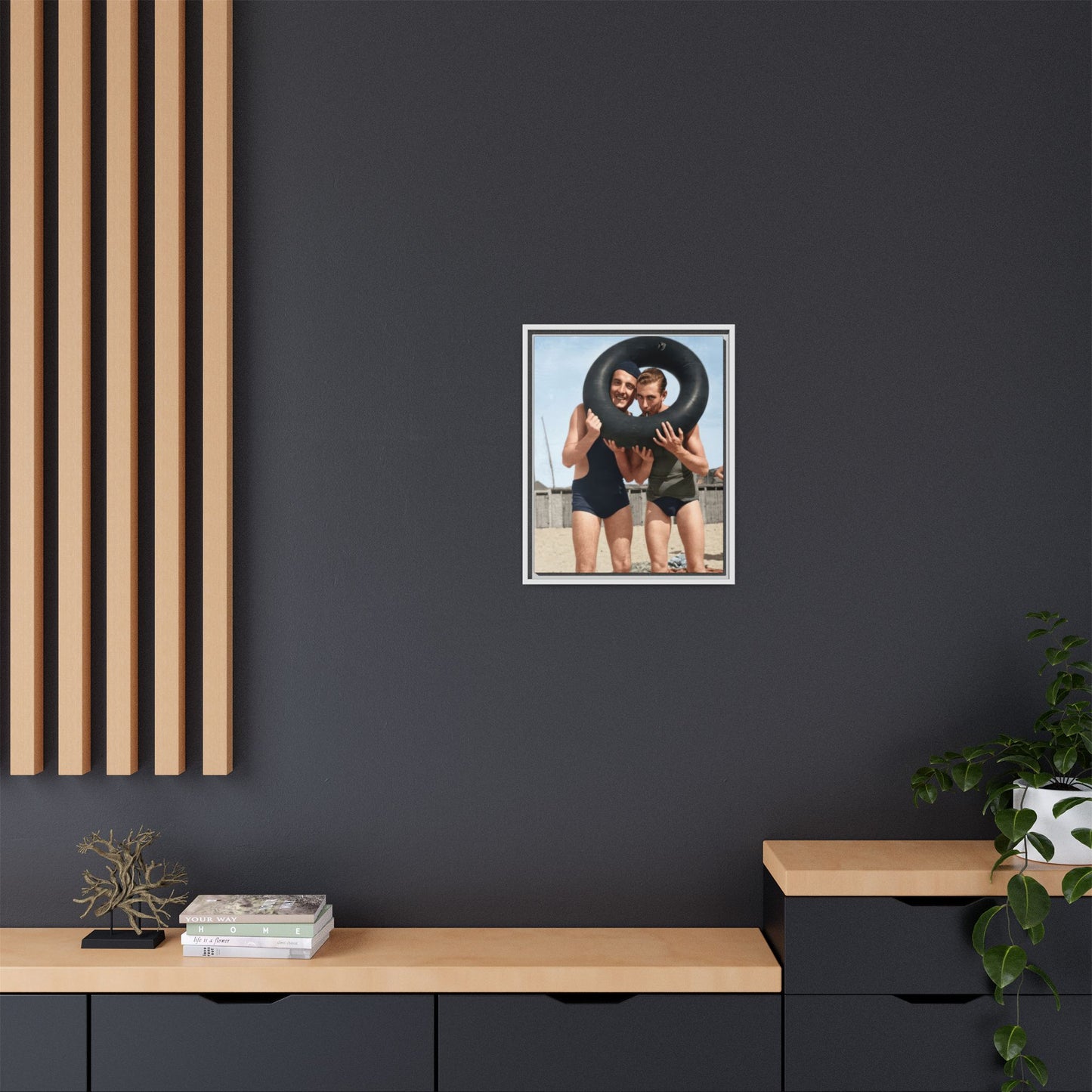 nager 006 | Framed Vintage Photo - Matte Canvas