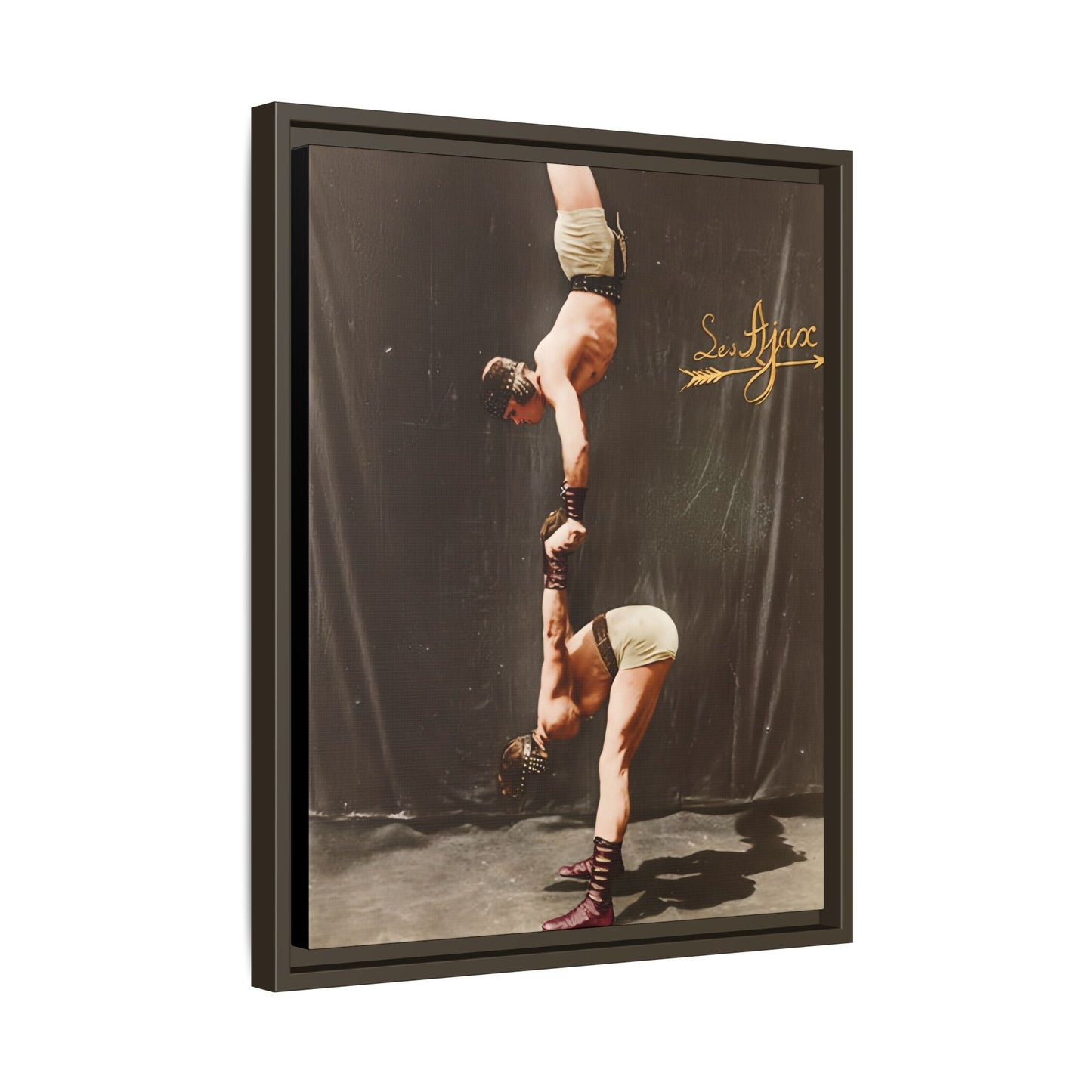 athlétisme 014 | Framed Vintage Photo - Matte Canvas