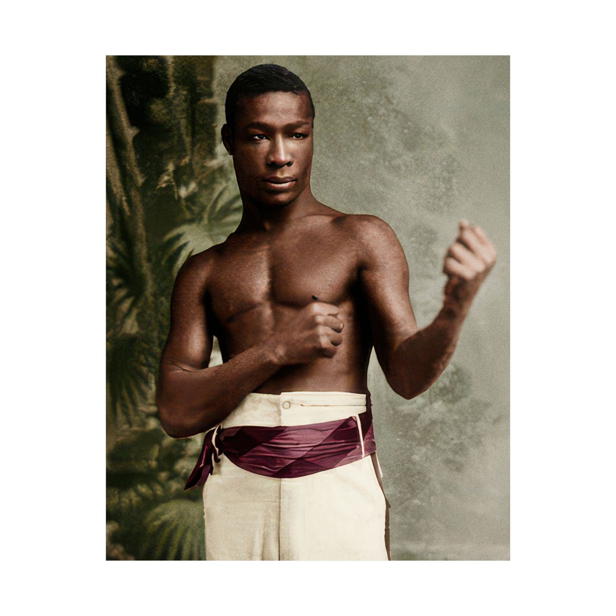 Athlétisme 030 | Hezekiah Moscow, 1888 | Victorian Boxing Poster