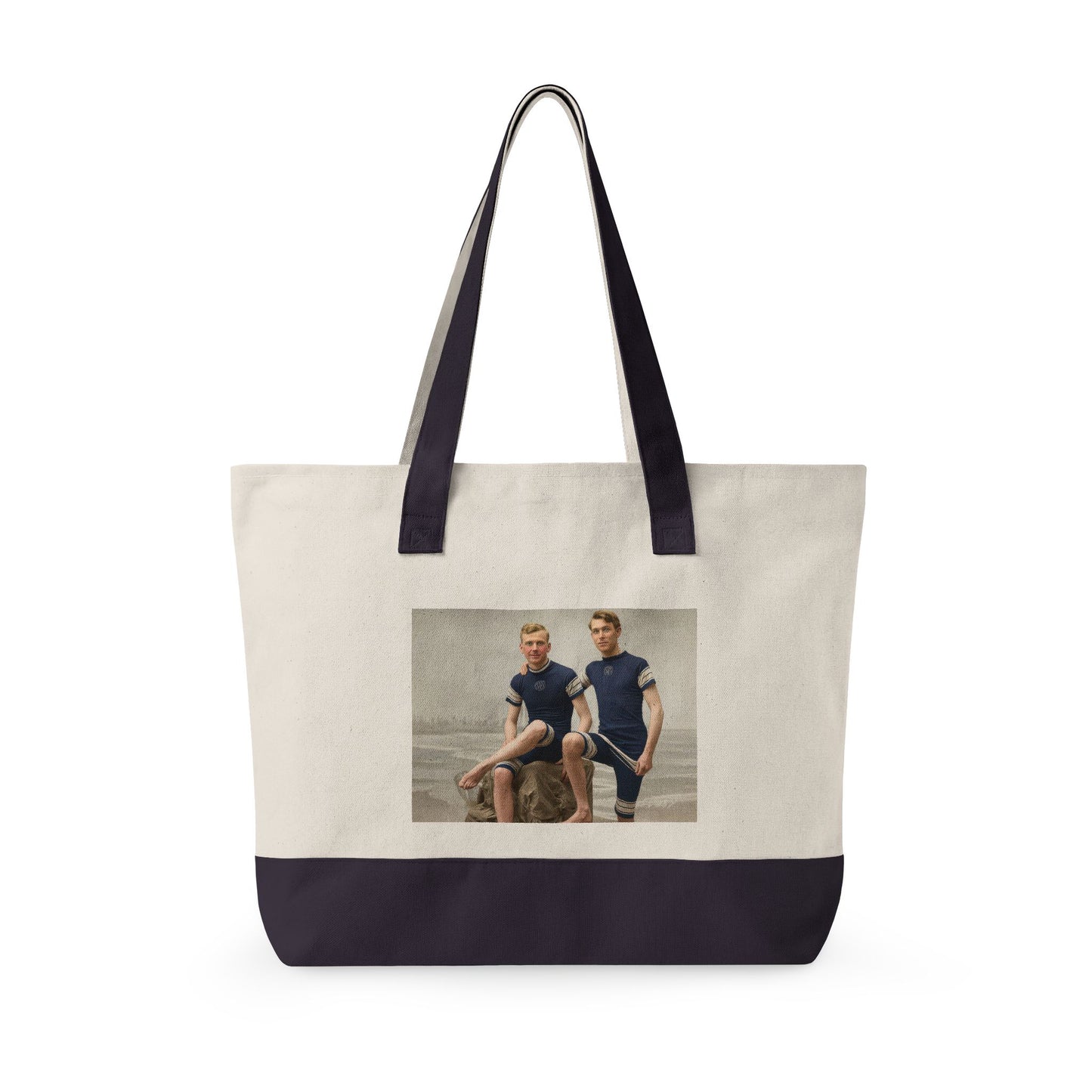 Beach Day Zippered Canvas Tote | nager 036
