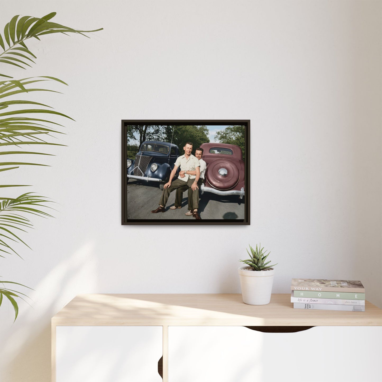 paire 145 | Framed Vintage Photo - Matte Canvas