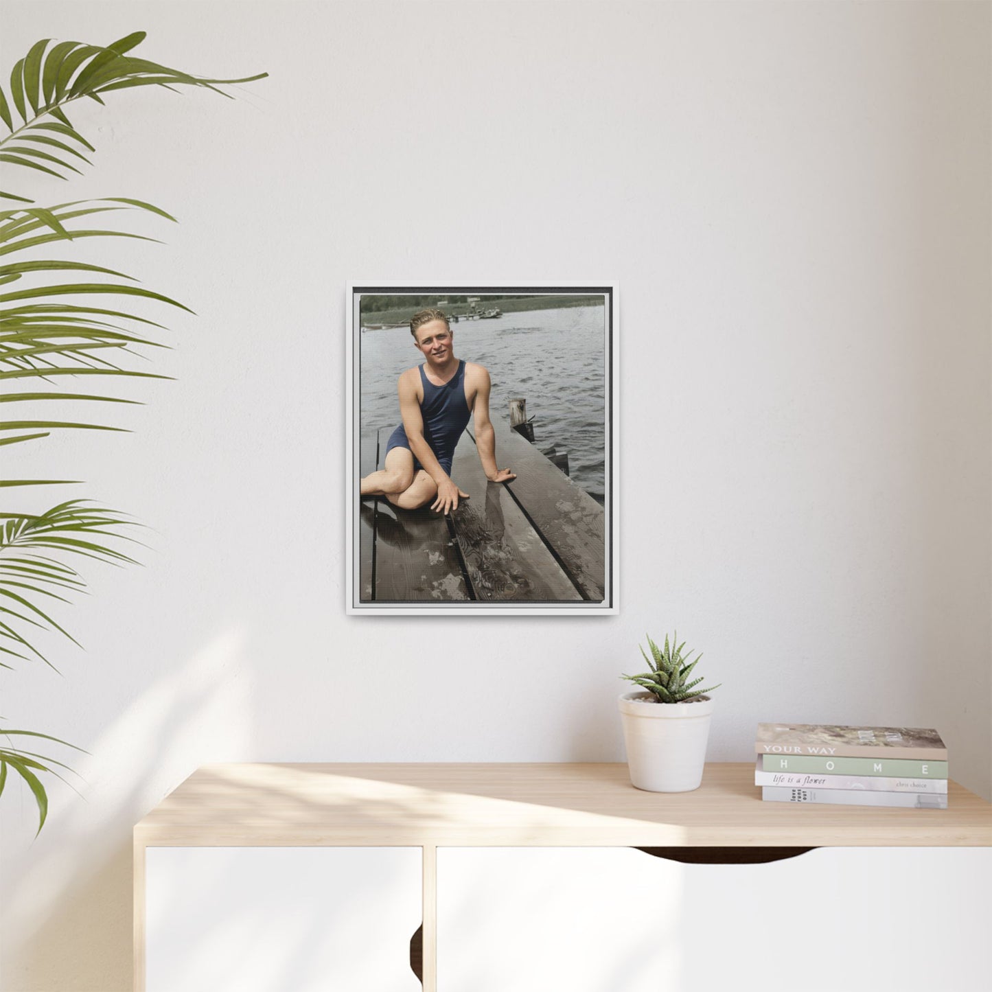 nager 038 | Framed Vintage Photo - Matte Canvas