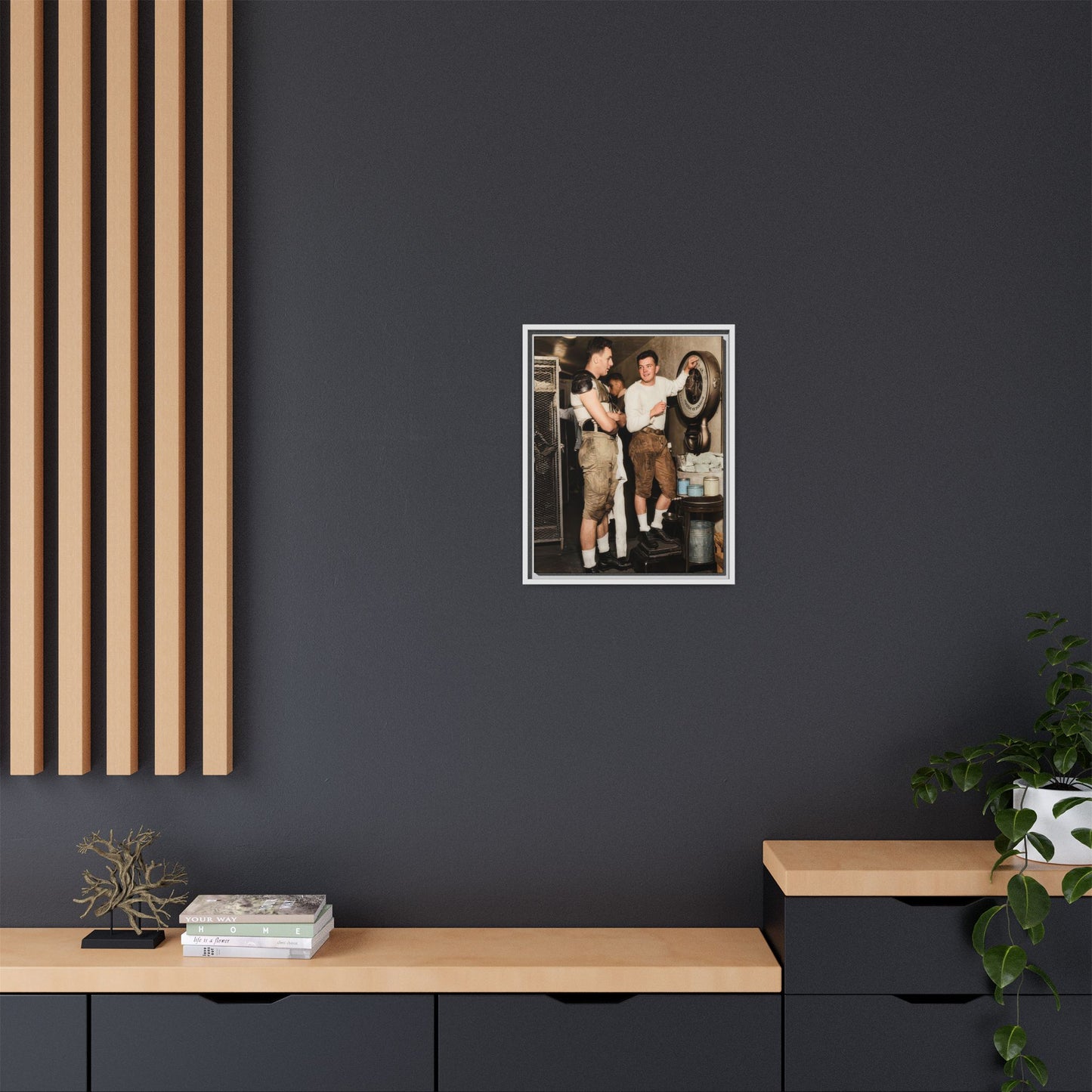 athlétisme 027 | Framed Vintage Photo - Matte Canvas